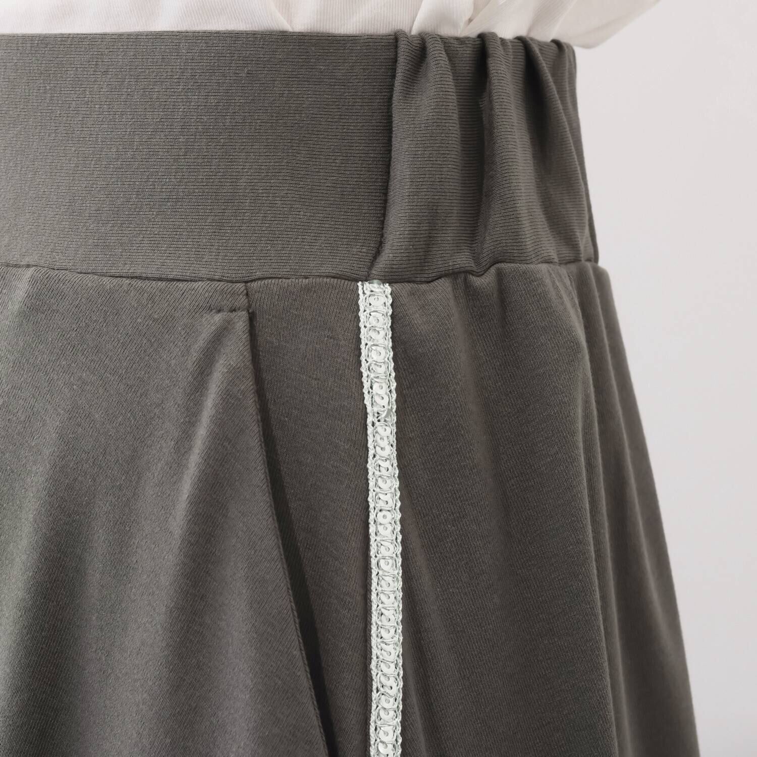 ブルーコレクション はき心地バツグン！ スパンコールアクセント バルーンスカート