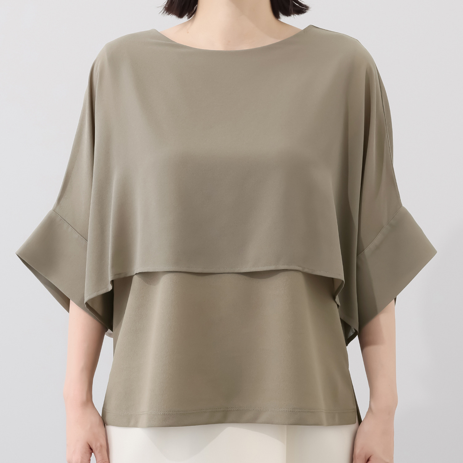 マイジュジュ 一枚で決まる！ シアーレイヤード プルオーバー