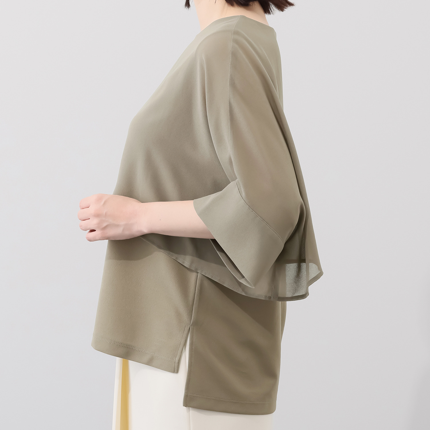 マイジュジュ 一枚で決まる！ シアーレイヤード プルオーバー