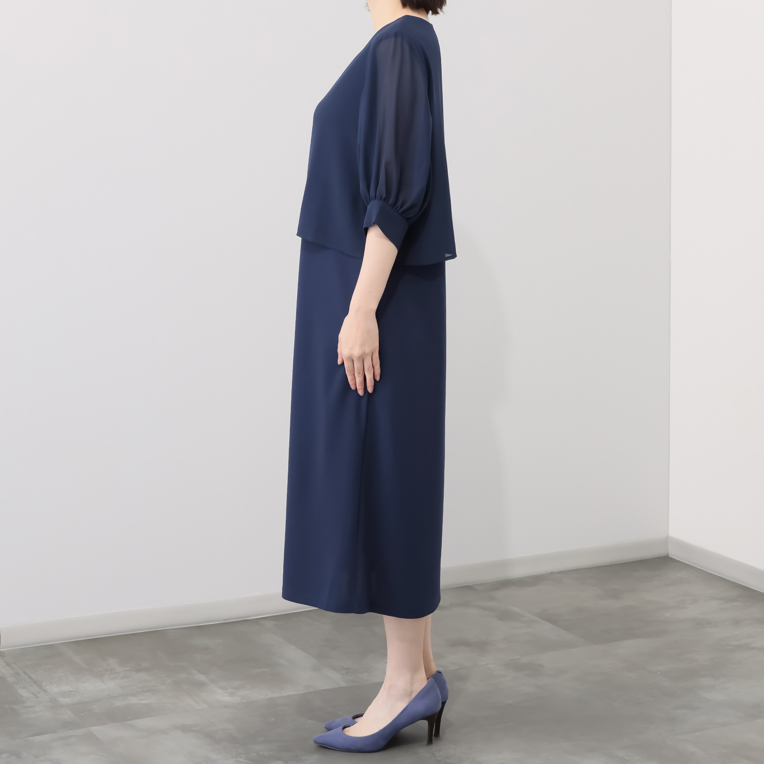 マイジュジュ 一枚で決まる！ シアーレイヤード ワンピース