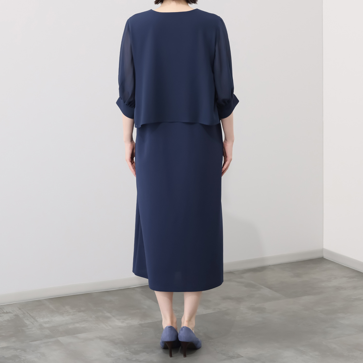 マイジュジュ 一枚で決まる！ シアーレイヤード ワンピース