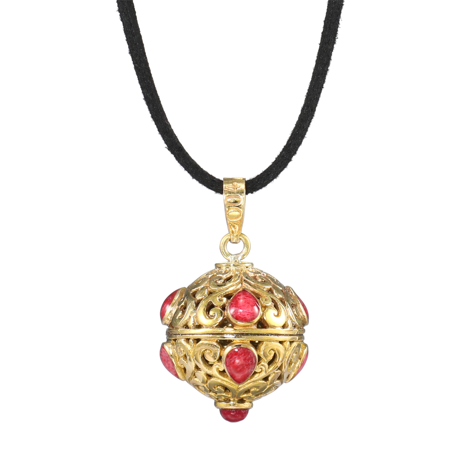 祝！２０周年記念 ガムランボール ペンダントトップ ＜女神の祝福＞の象徴 〜大金財・大強運・ 　良縁結び〜