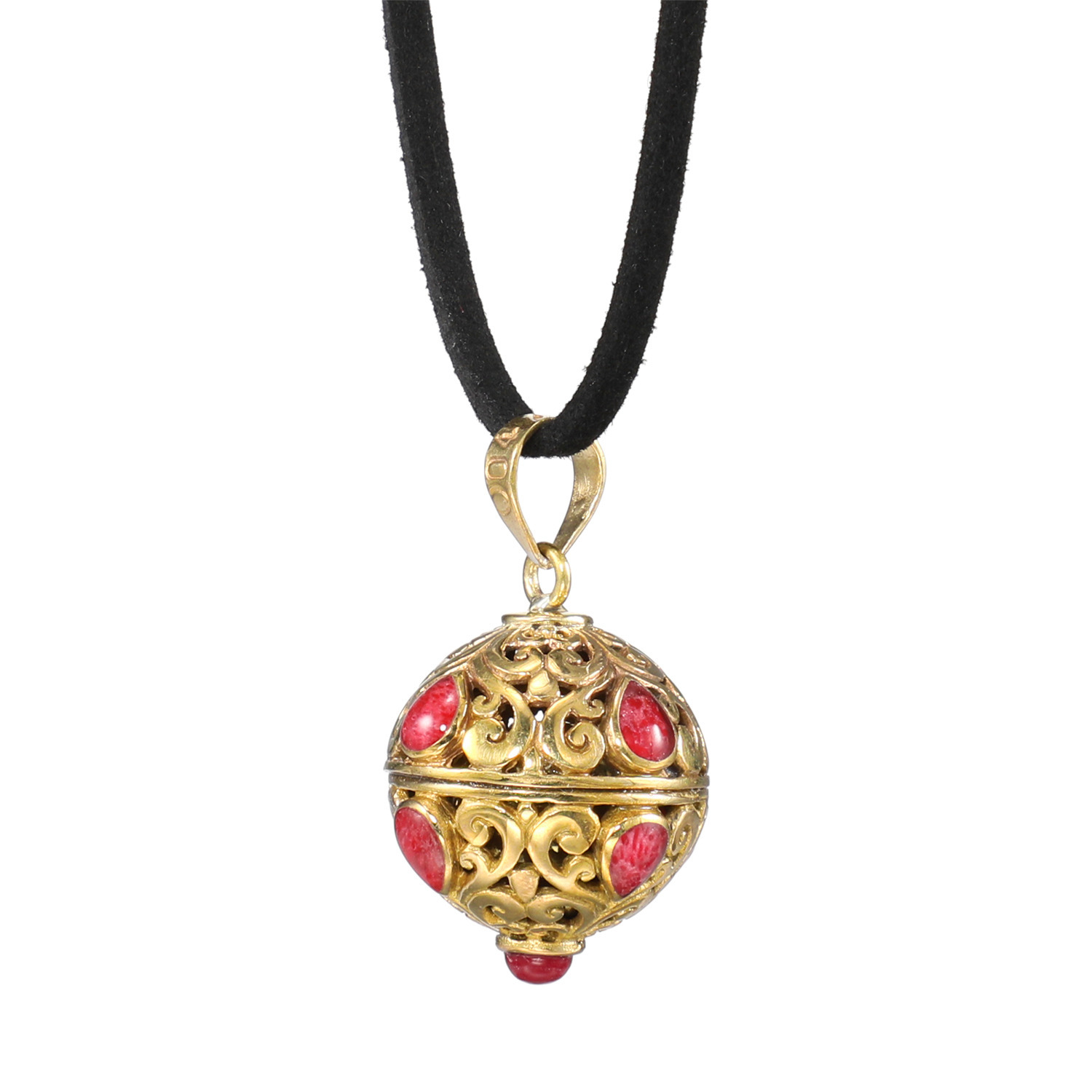 祝！２０周年記念 ガムランボール ペンダントトップ ＜女神の祝福＞の象徴 〜大金財・大強運・ 　良縁結び〜