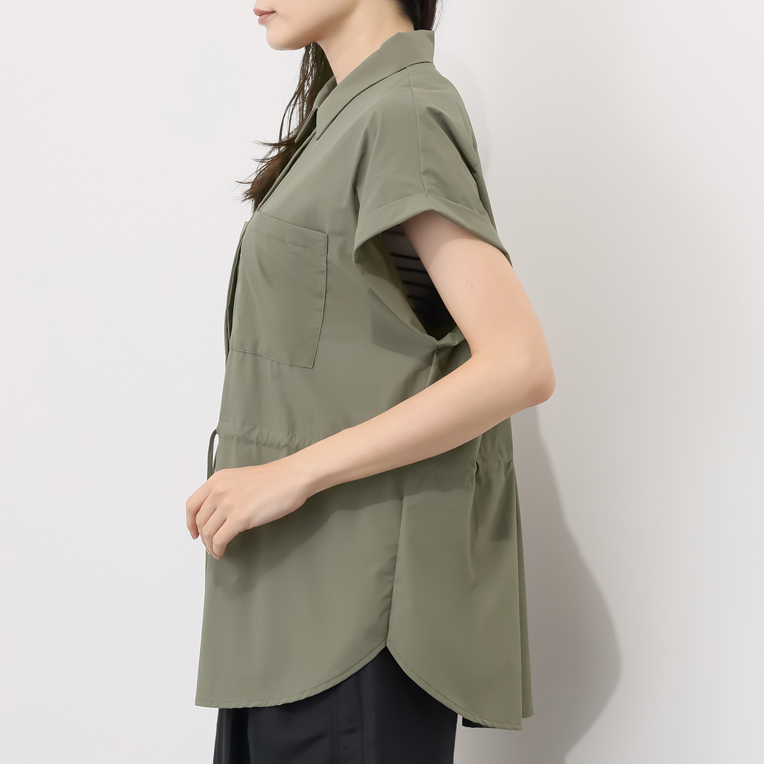 亀恭子セレクト！ アクータ はっ水・ＵＶカット ストレッチ シャツジャケット