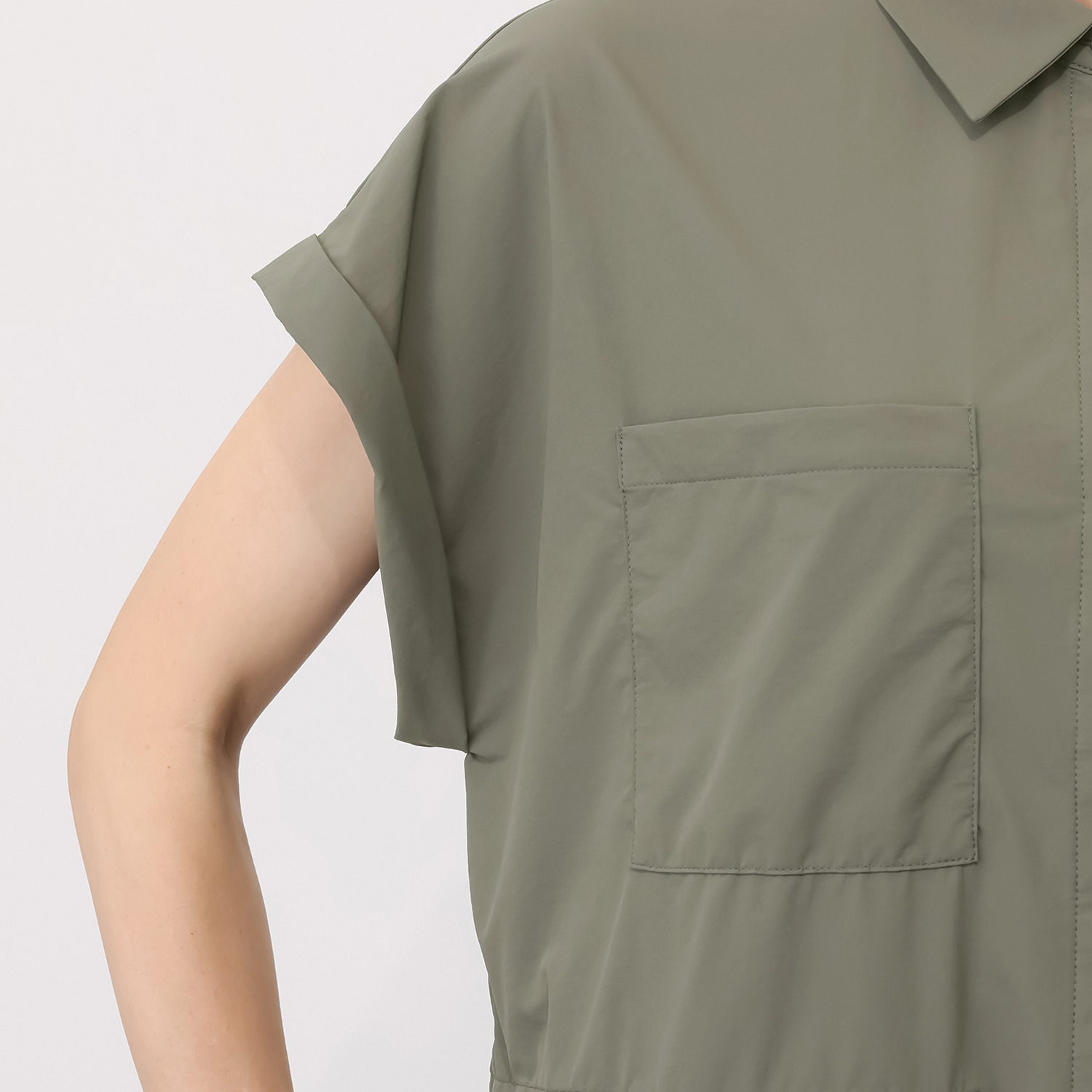 亀恭子セレクト！ アクータ はっ水・ＵＶカット ストレッチ シャツジャケット