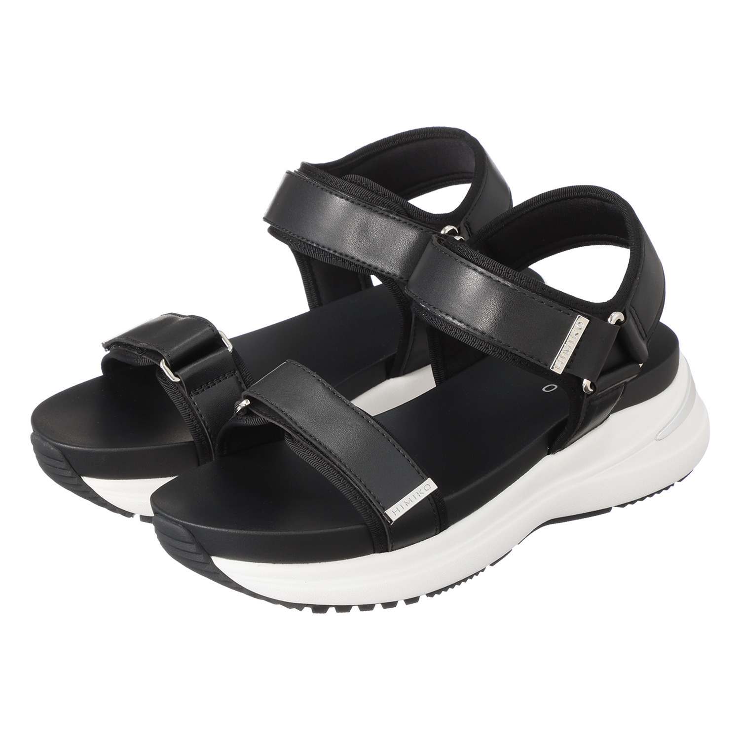 卑弥呼 はっ水　メタルパーツ フレキシブルベルト エレガント スポーツサンダル