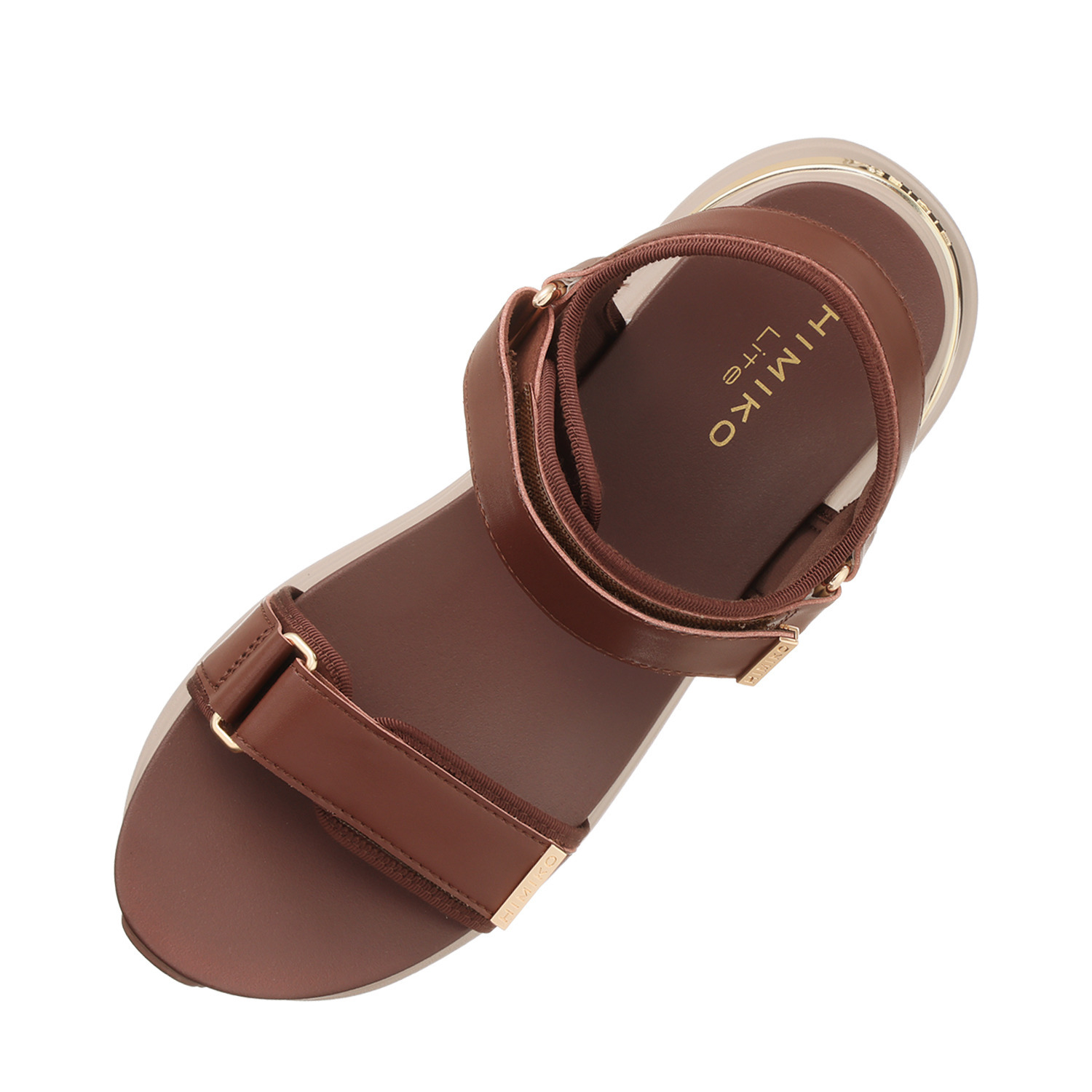 卑弥呼 はっ水　メタルパーツ フレキシブルベルト エレガント スポーツサンダル