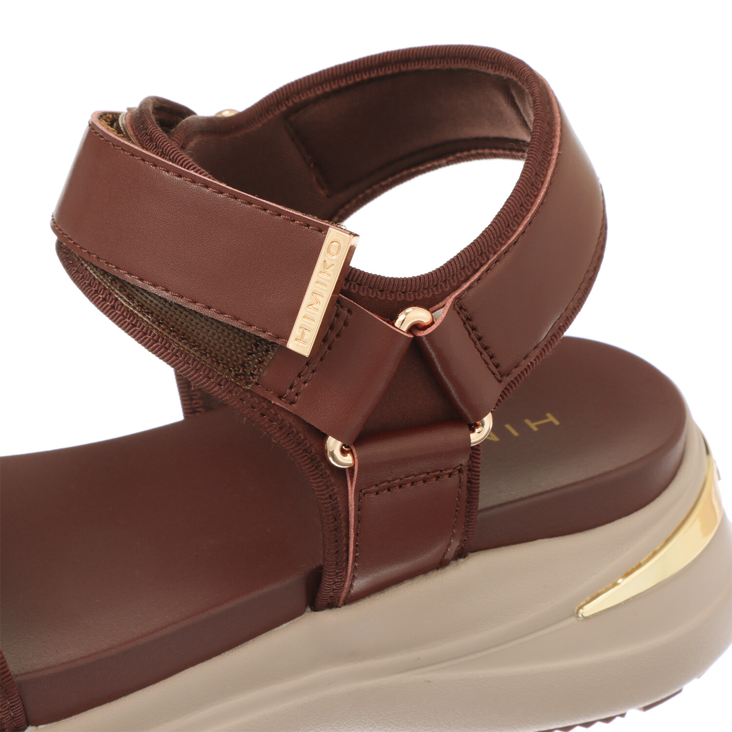 卑弥呼 はっ水　メタルパーツ フレキシブルベルト エレガント スポーツサンダル