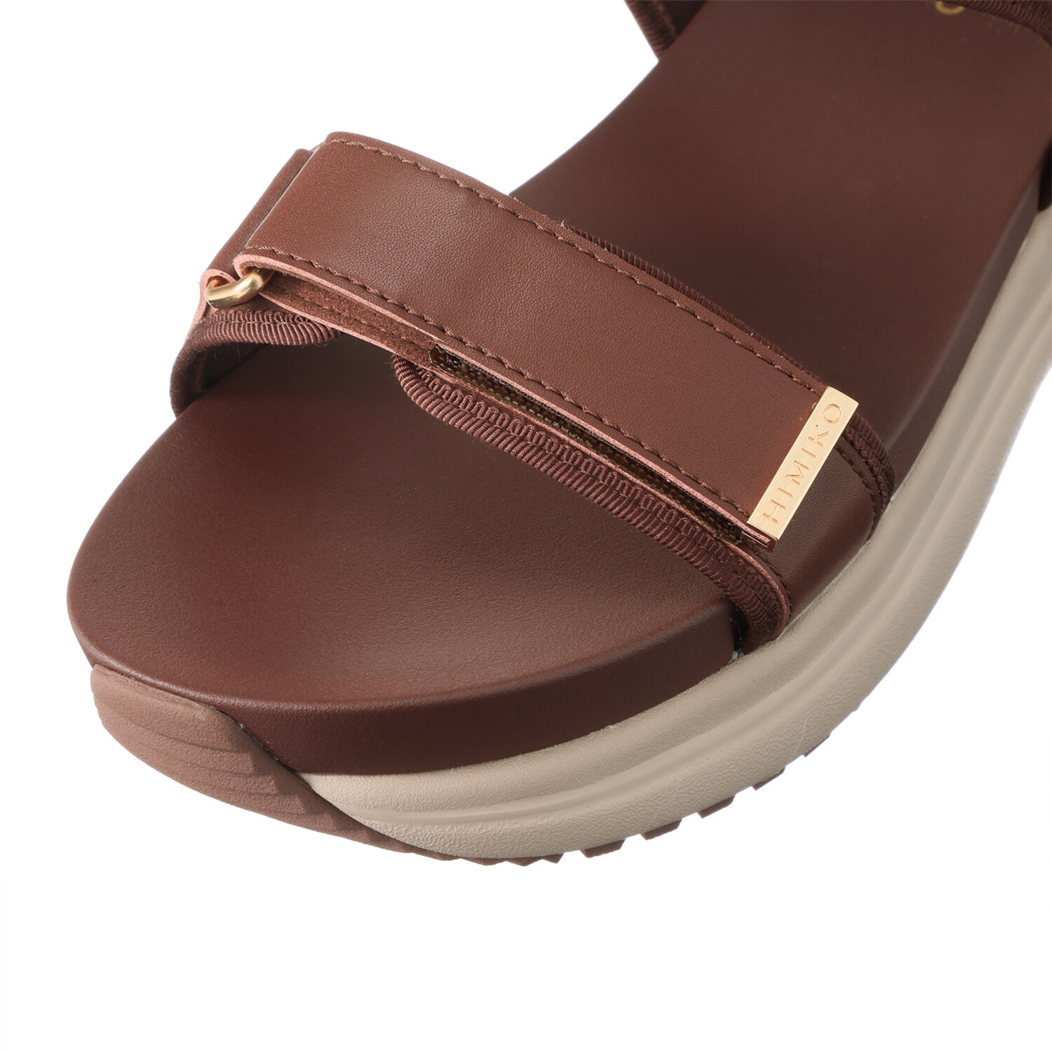 卑弥呼 はっ水　メタルパーツ フレキシブルベルト エレガント スポーツサンダル