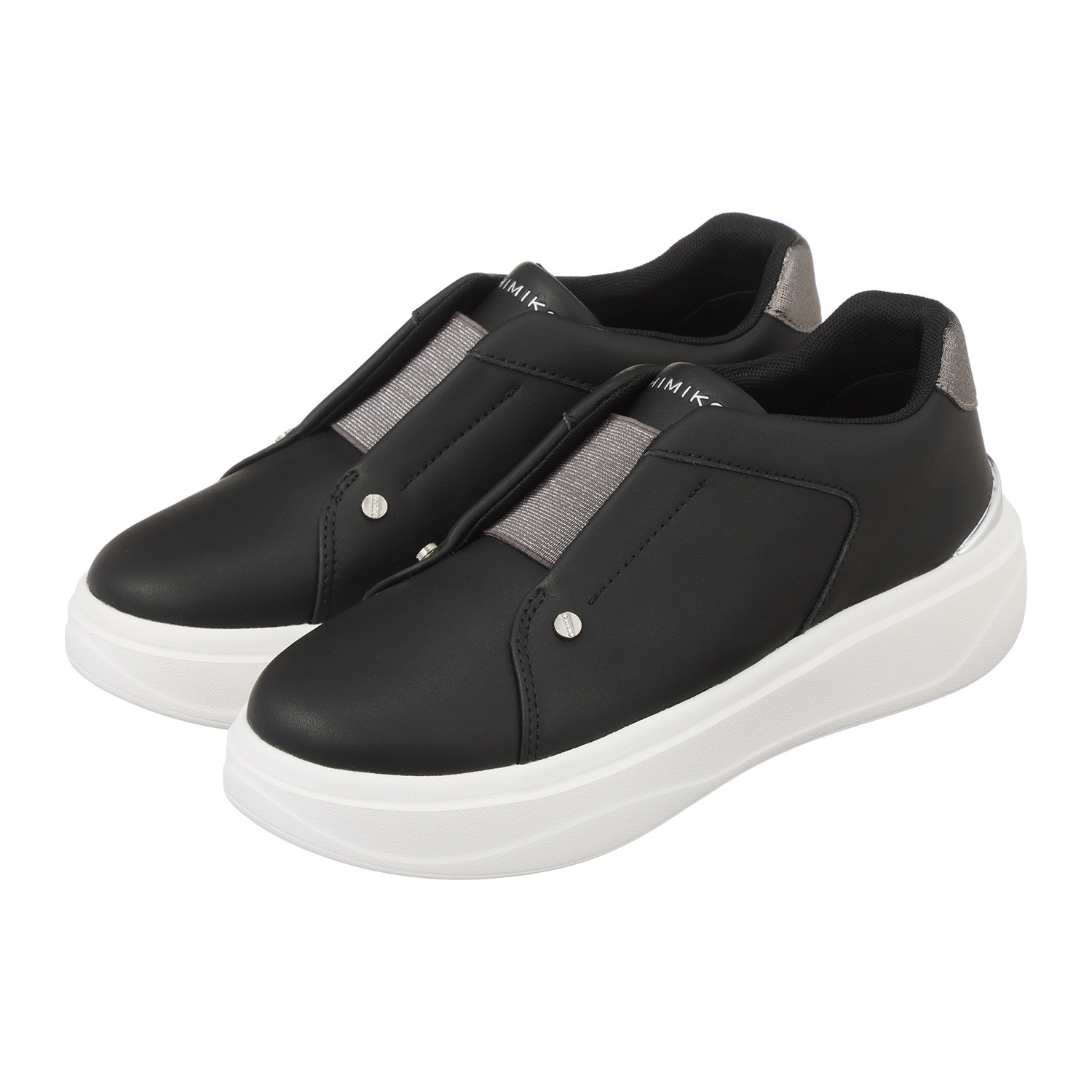 卑弥呼 メタルパーツ ゴアスリッポンスニーカー