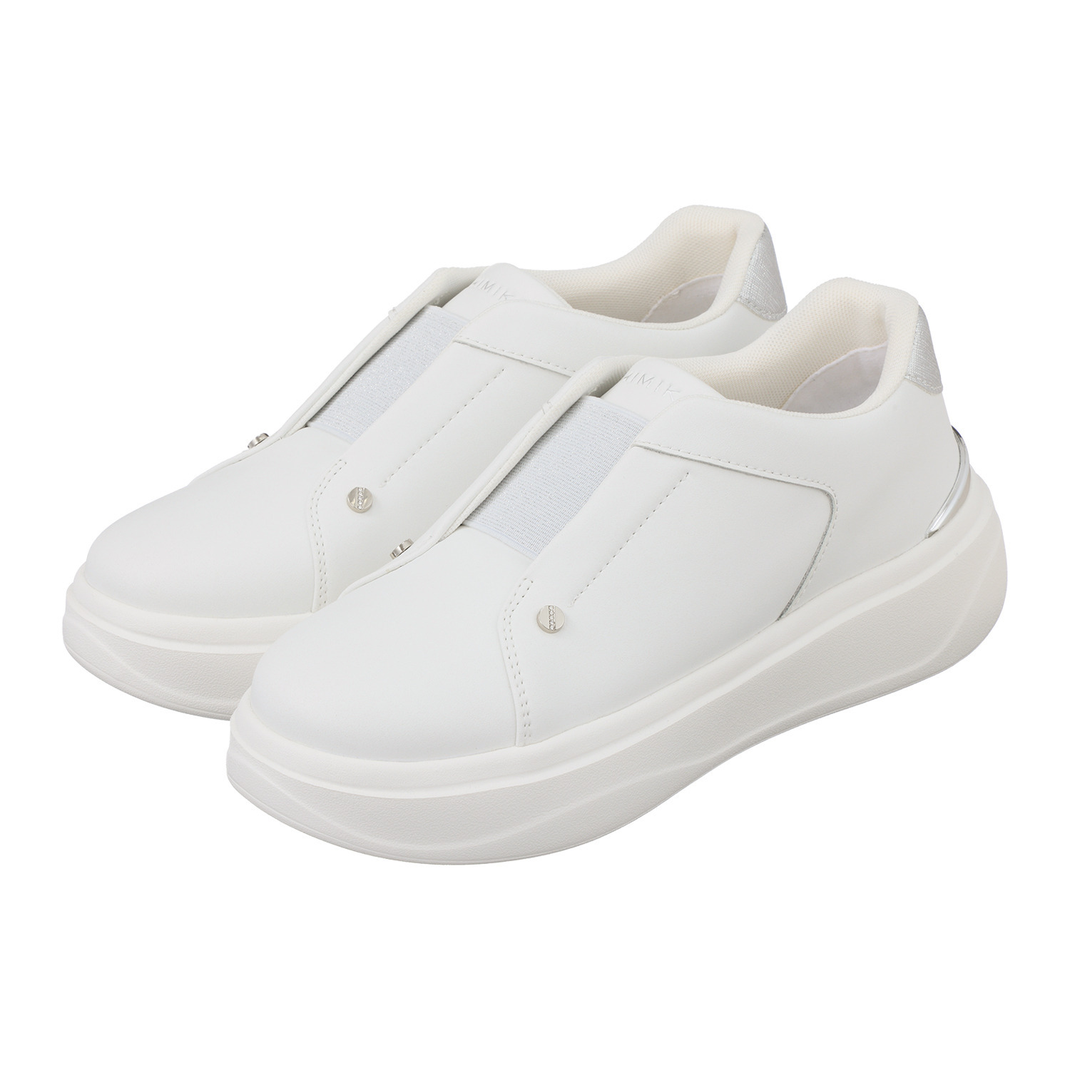 卑弥呼 メタルパーツ ゴアスリッポンスニーカー