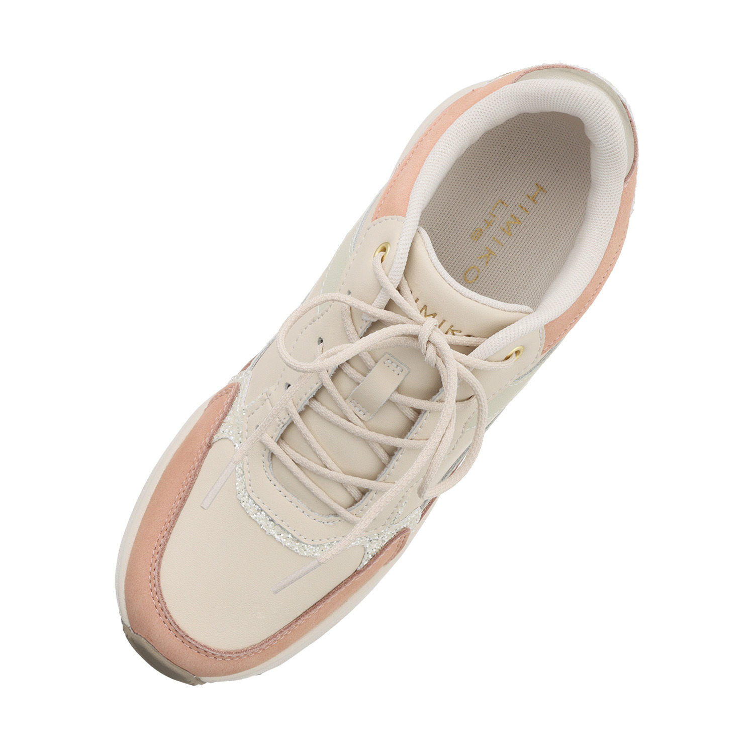 卑弥呼 グリッターアクセント 美脚 ヒールアップスニーカー