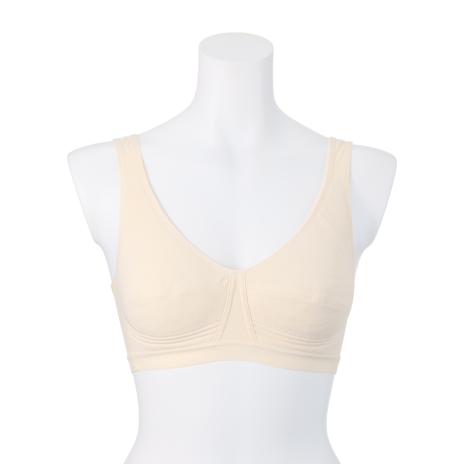 ２４時間ブラ ノンワイヤーブラジャー 同色２枚セット