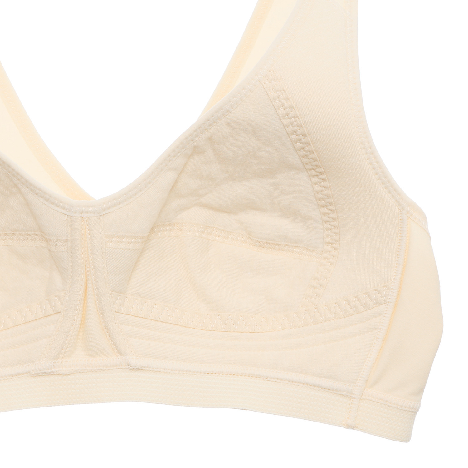 ２４時間ブラ ノンワイヤーブラジャー 同色２枚セット