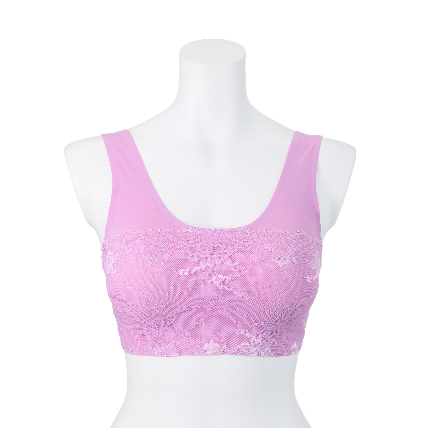 エイジングサポート 接触冷感 ハーフトップブラジャー 同色２枚セット