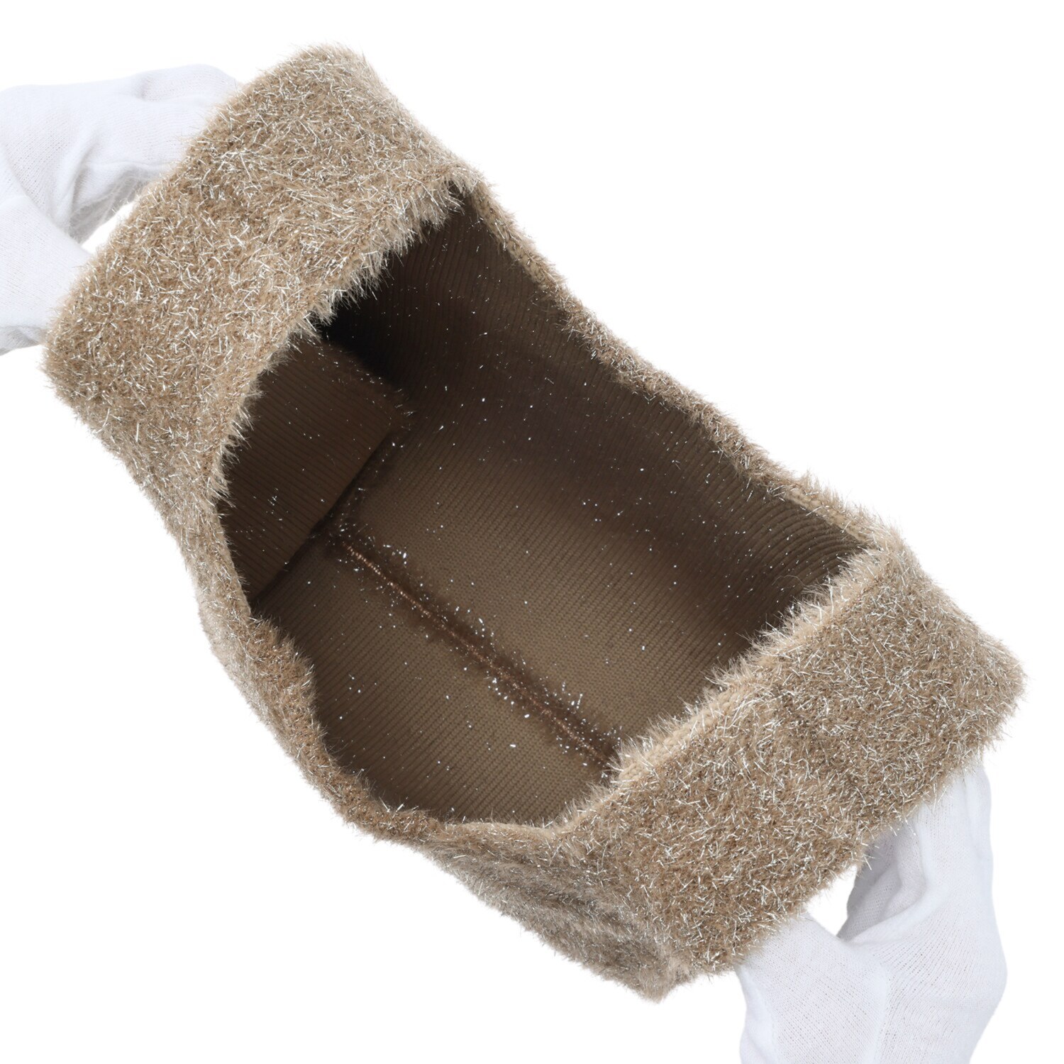 アッフィーナ　ブティック ラメニット トートバッグ