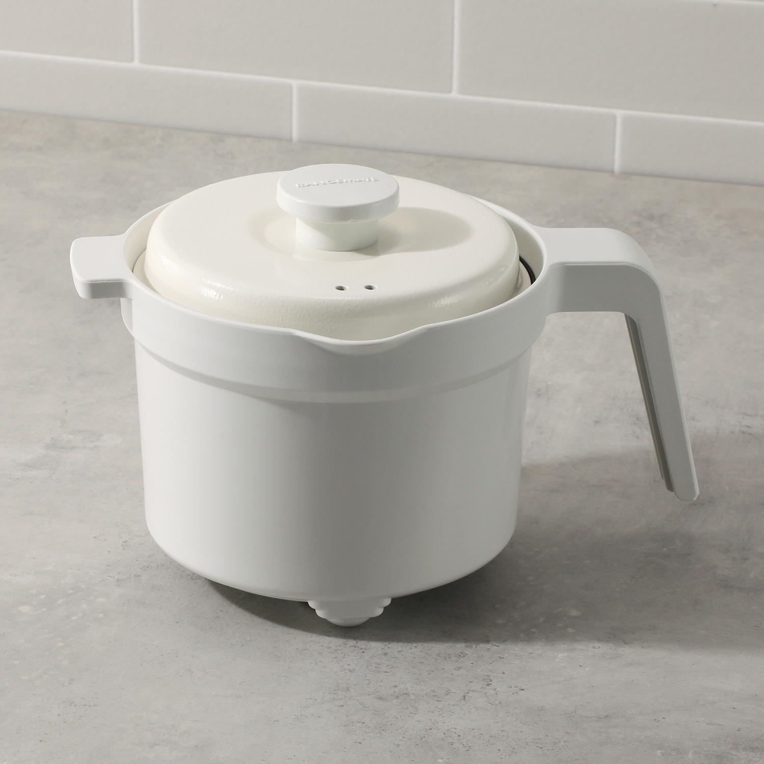 特許構造で 直火のような調理が 電子レンジで！ １台８役 煮る、炊く、冷蔵保存まで レンジメート　マグポット