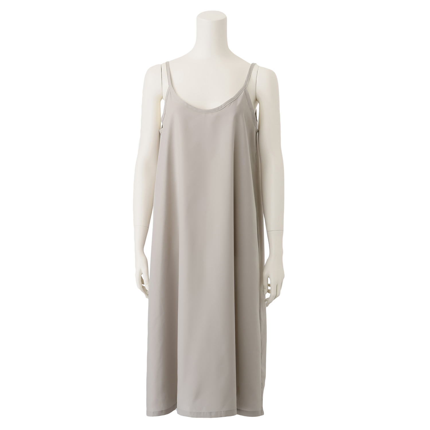 ＢＯＵＮＣＹ　ＢＯＮＤ 気分をあげて華やかに！ さらさらコットンリネン オリジナル刺しゅう インナー付ワンピース