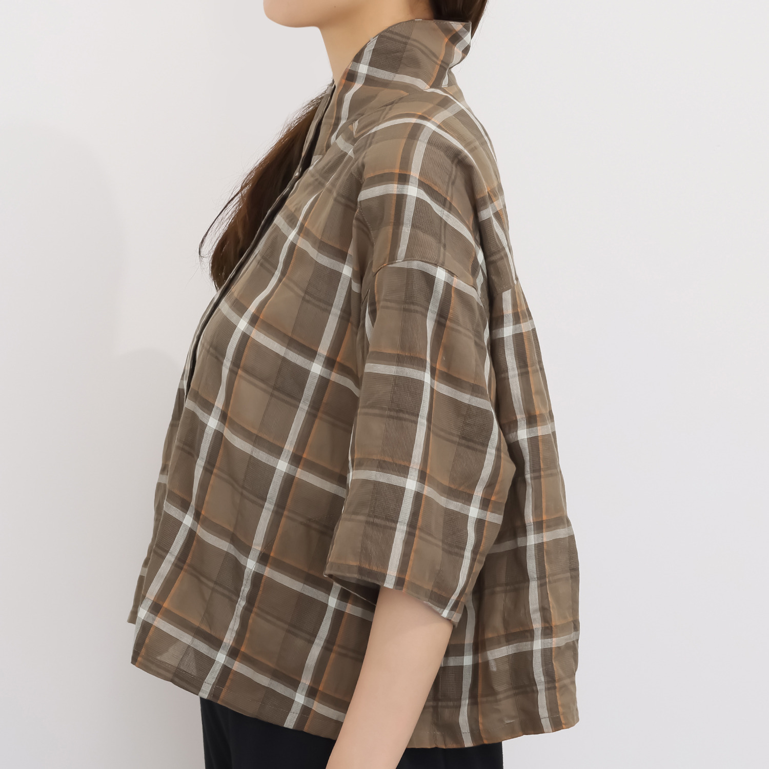 ＢＯＵＮＣＹ　ＢＯＮＤ ワッシャーコットン混 テーラードカラー エアリージャケット