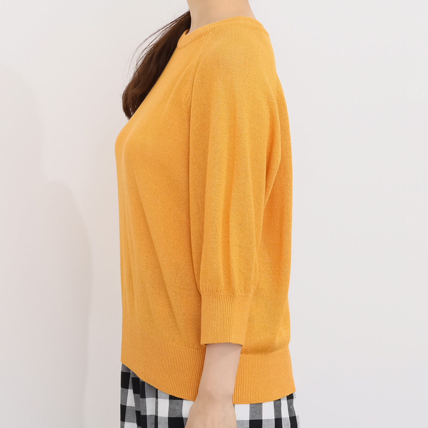 ＢＯＵＮＣＹ　ＢＯＮＤ 風抜けさらさら♪ エアフローヤーン ふんわりスリーブ ニットプルオーバー