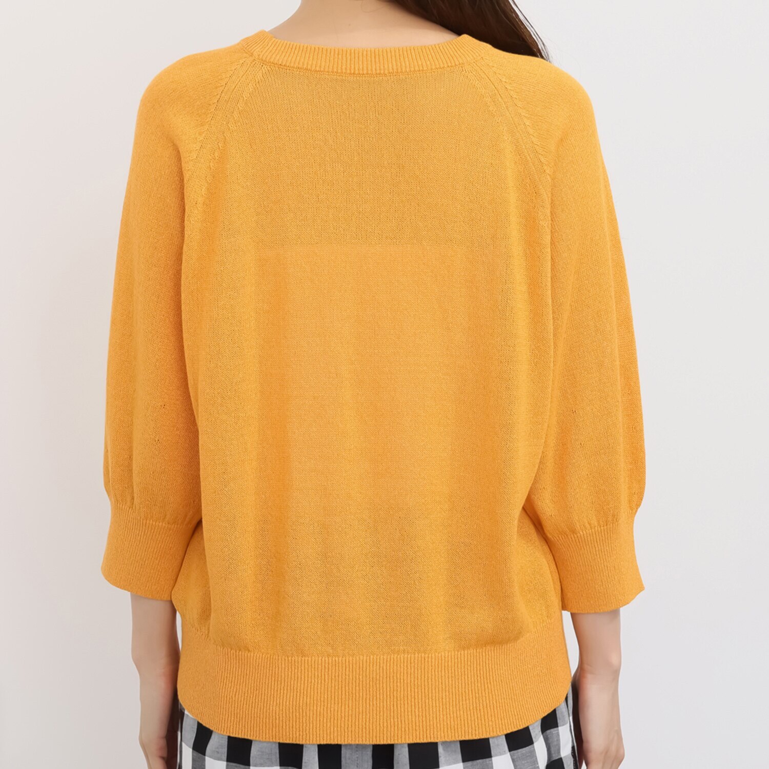 ＢＯＵＮＣＹ　ＢＯＮＤ 風抜けさらさら♪ エアフローヤーン ふんわりスリーブ ニットプルオーバー