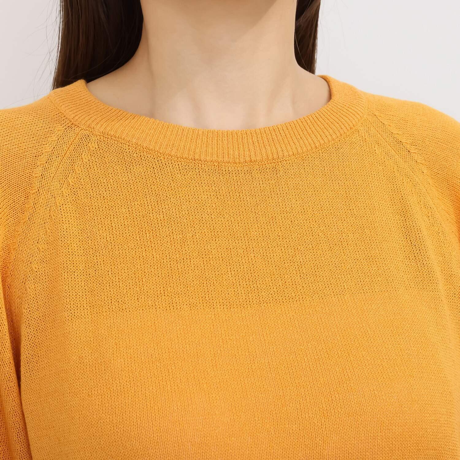 ＢＯＵＮＣＹ　ＢＯＮＤ 風抜けさらさら♪ エアフローヤーン ふんわりスリーブ ニットプルオーバー