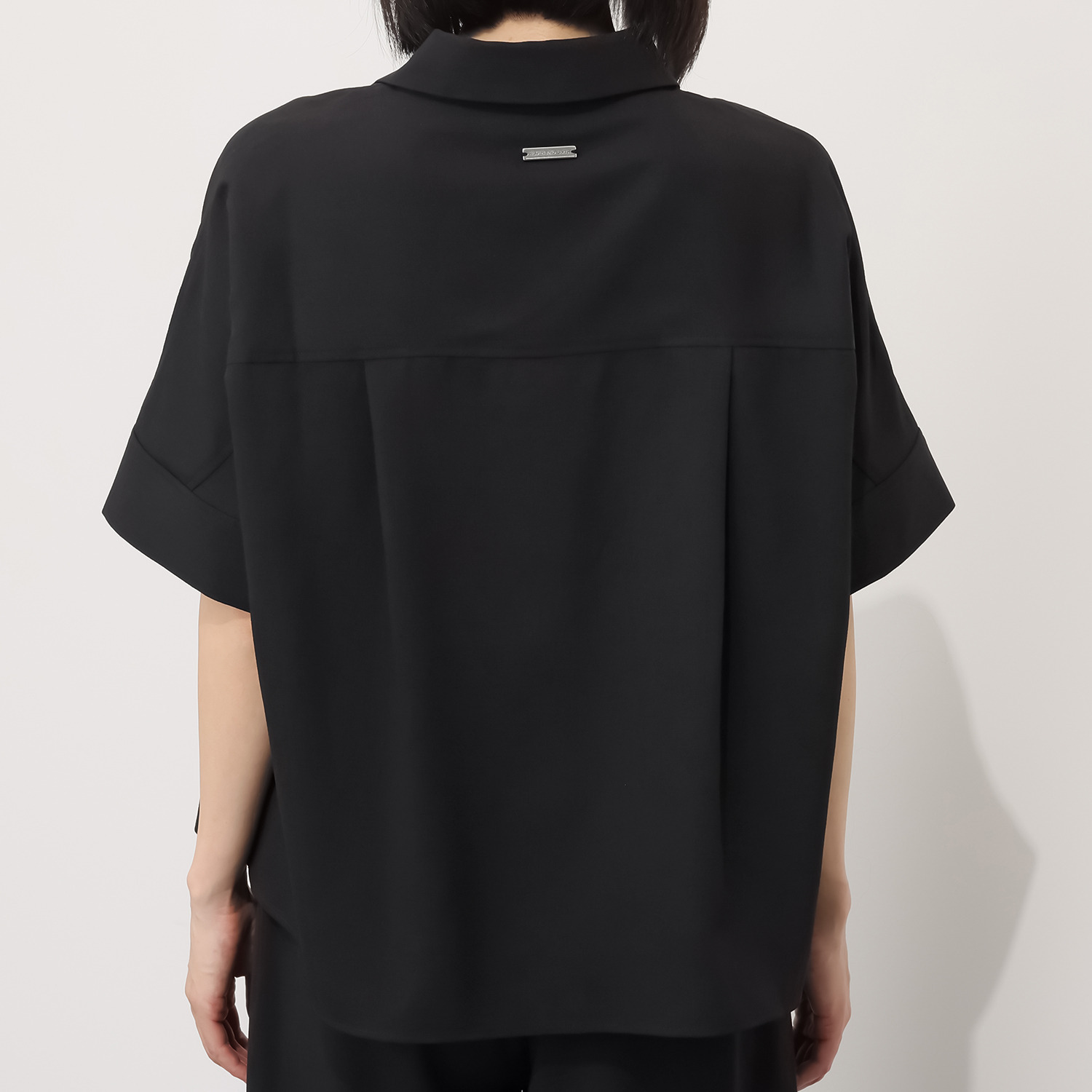 ヘブンアンドアース 接触冷感 ダブルポケット＆タック スキッパーシャツ