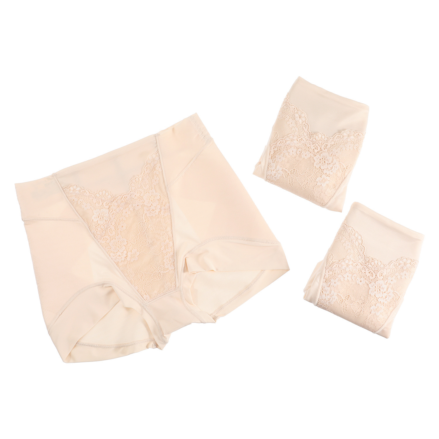 汗をサッと吸収＆涼やか！ 夏もプレミアムな履き心地 芦屋美整体 シームレス 骨盤スリムショーツ エアリー同色３枚セット ＜Ｓ〜３Ｌ＞