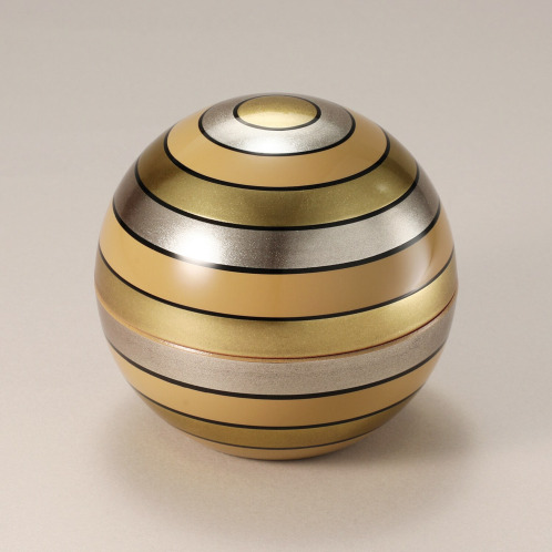 山中塗り　宝独楽　てまり蓋付き小鉢