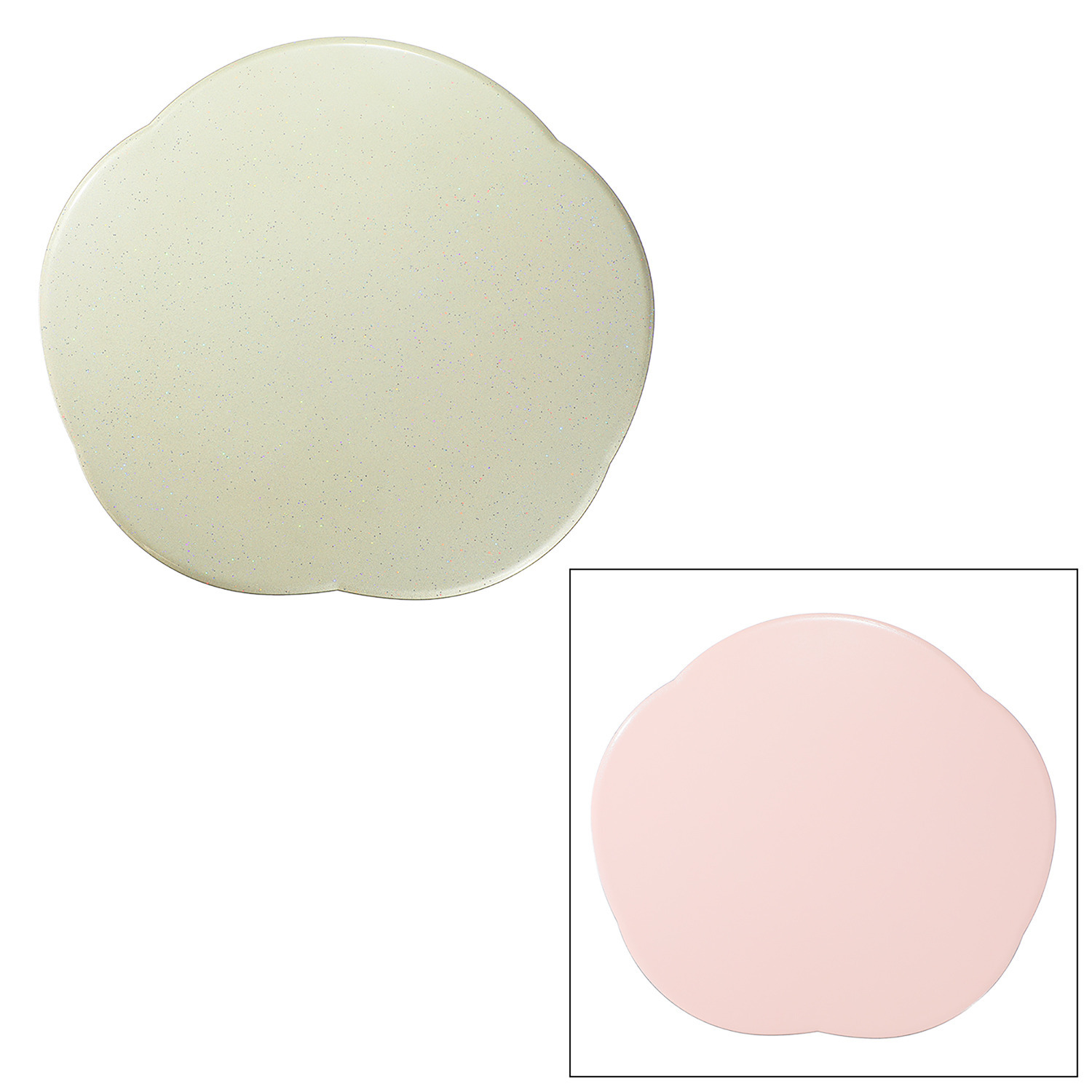 ジュエルキラメキ リバーシブル 花形テーブルマット