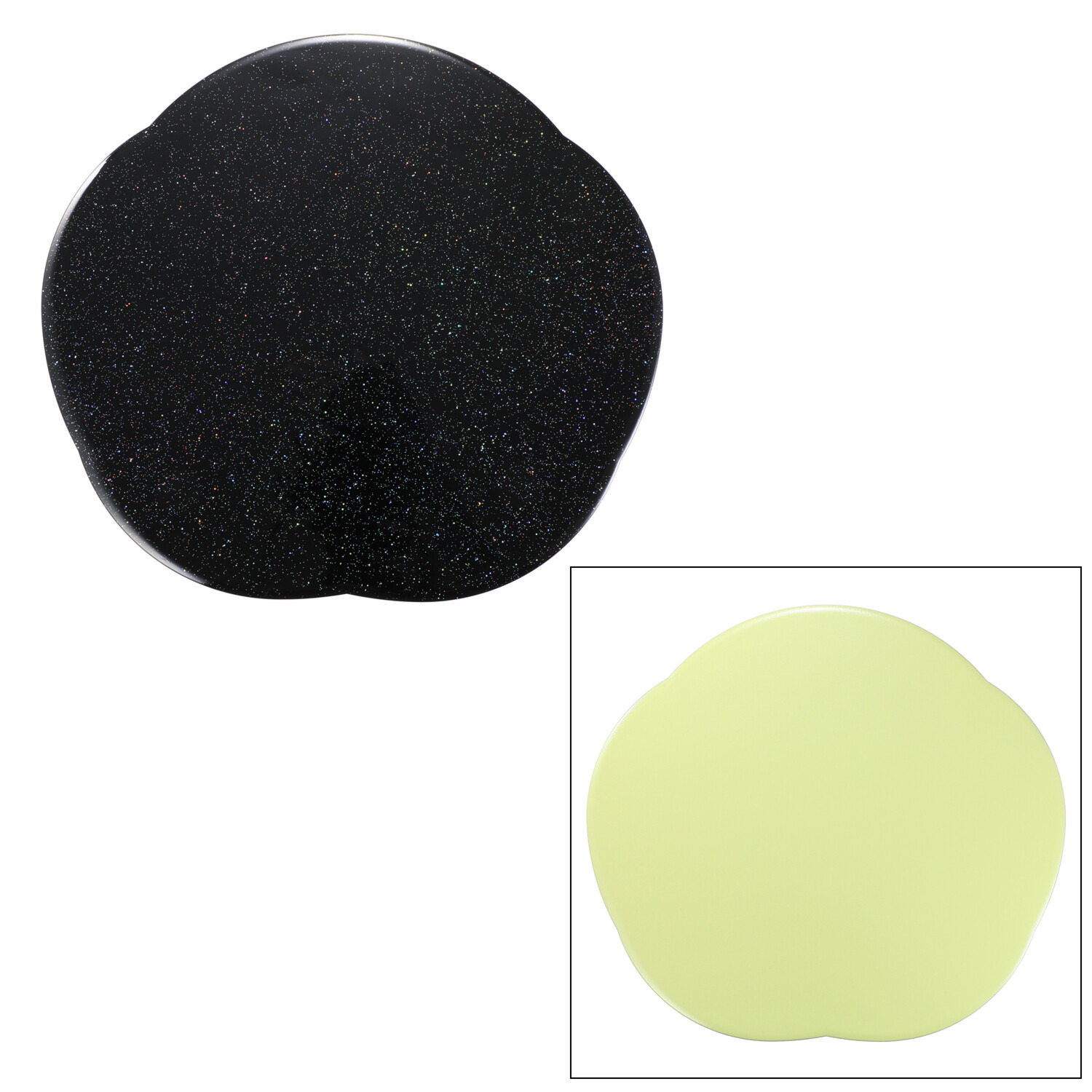 ジュエルキラメキ リバーシブル 花形テーブルマット