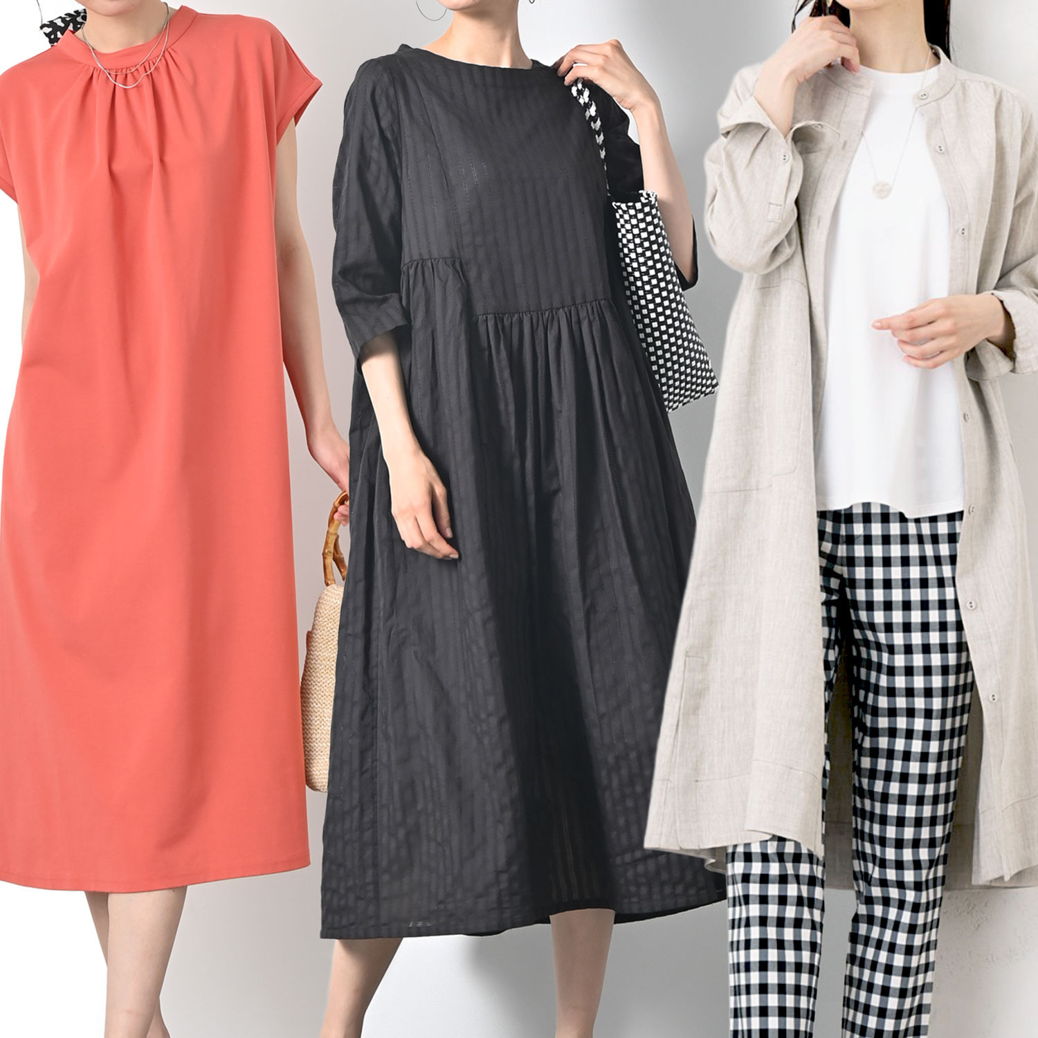 フジコウ お楽しみ袋 夏の旅行やお出かけに ぴったりな ワンピース３点セット