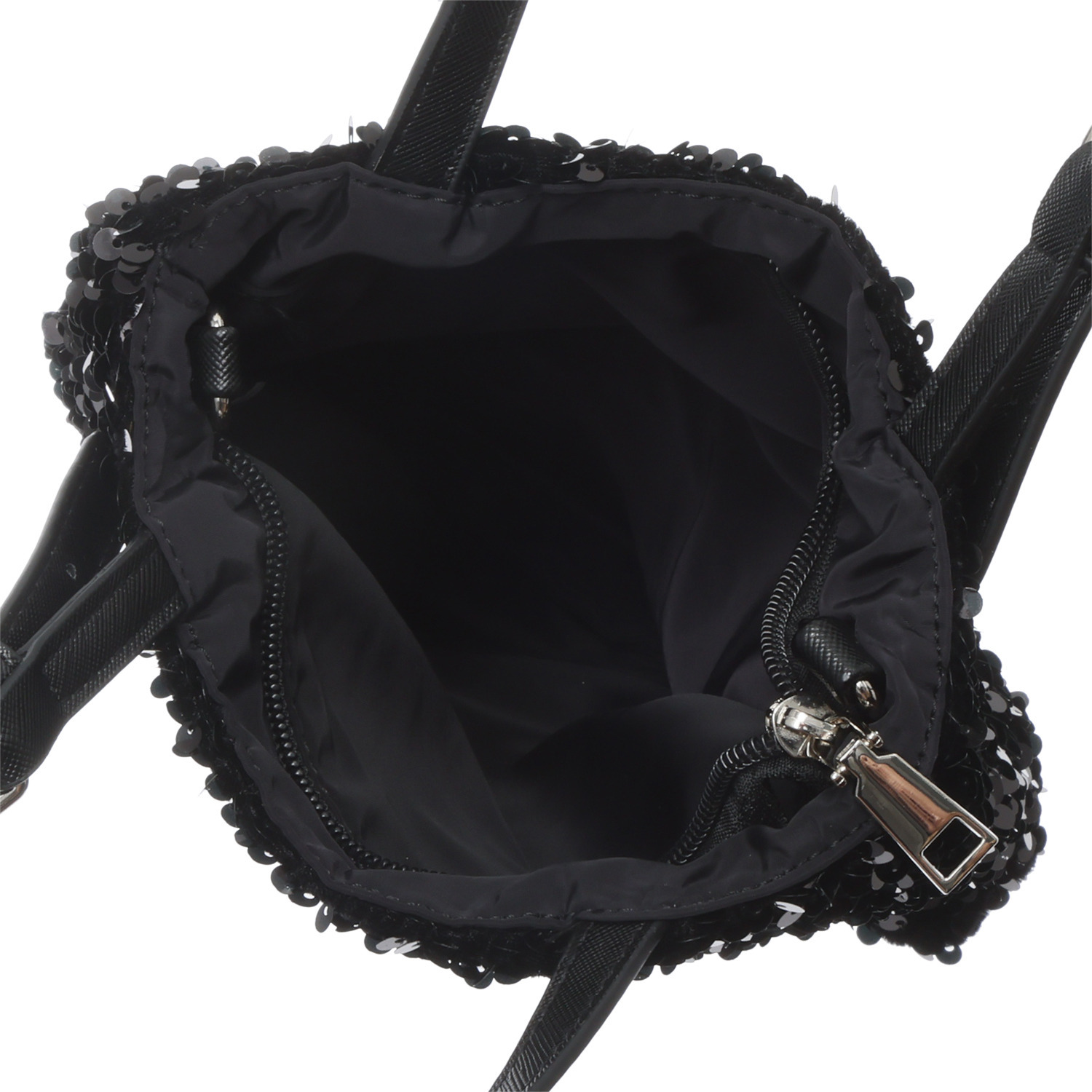 ラルジュ キラキラスパンコール チェーンストラップ付 ２ウェイトートバッグ