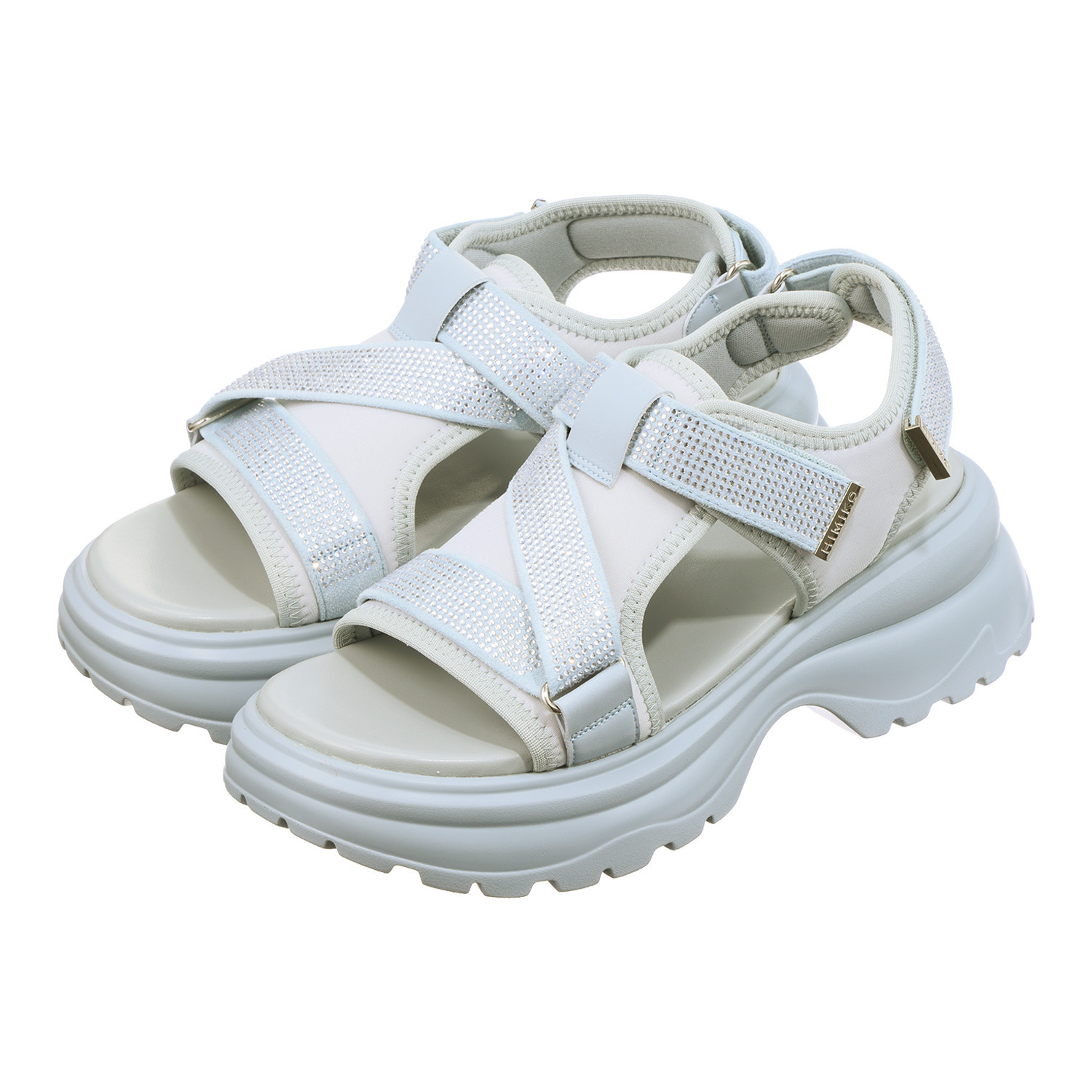 卑弥呼 ラインストーンベルト スポーツサンダル