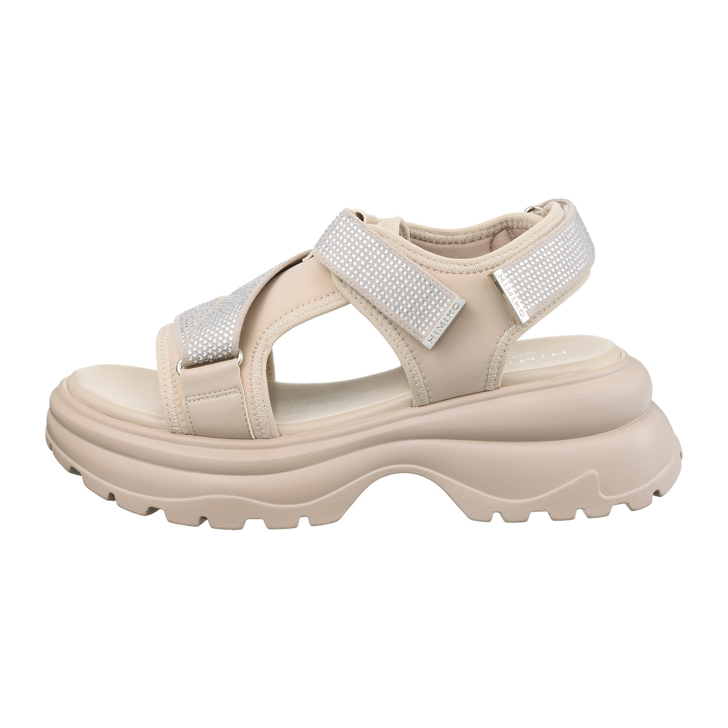 卑弥呼 ラインストーンベルト スポーツサンダル