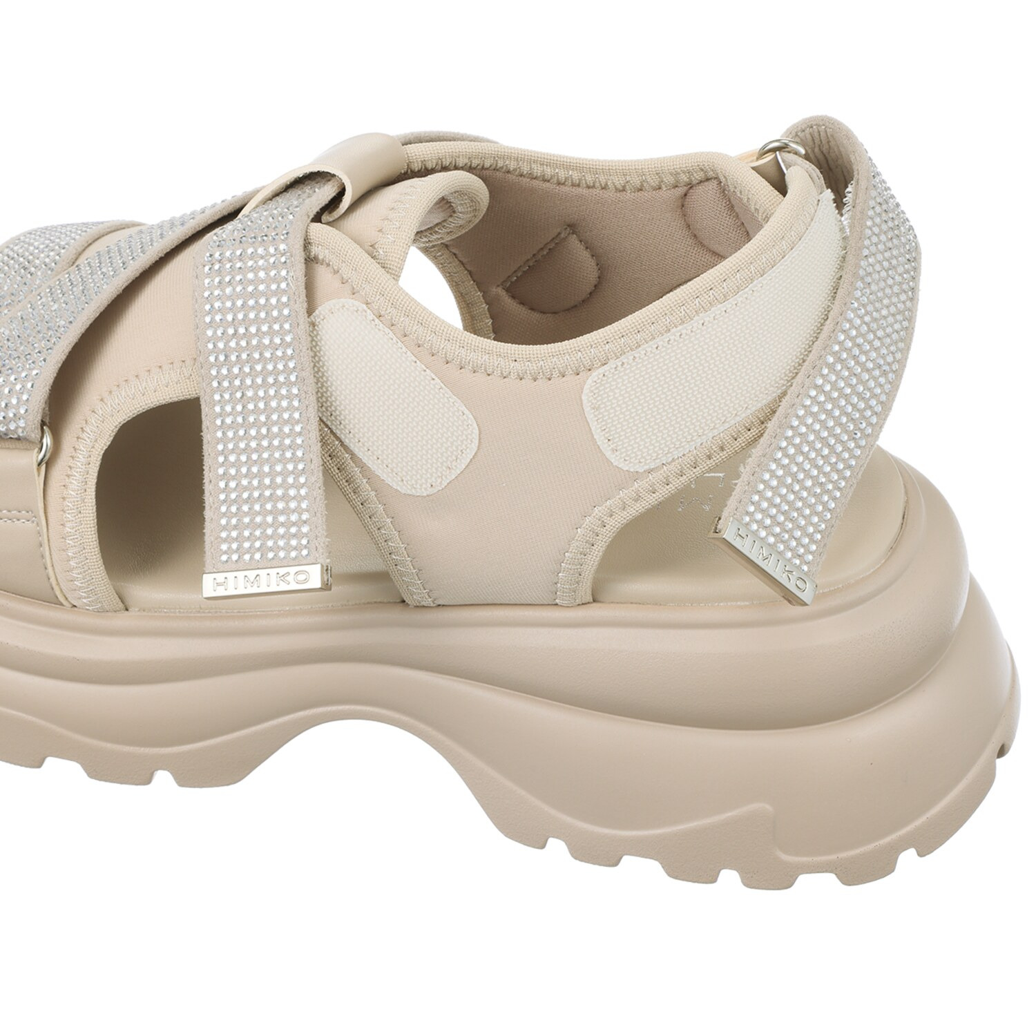 卑弥呼 ラインストーンベルト スポーツサンダル