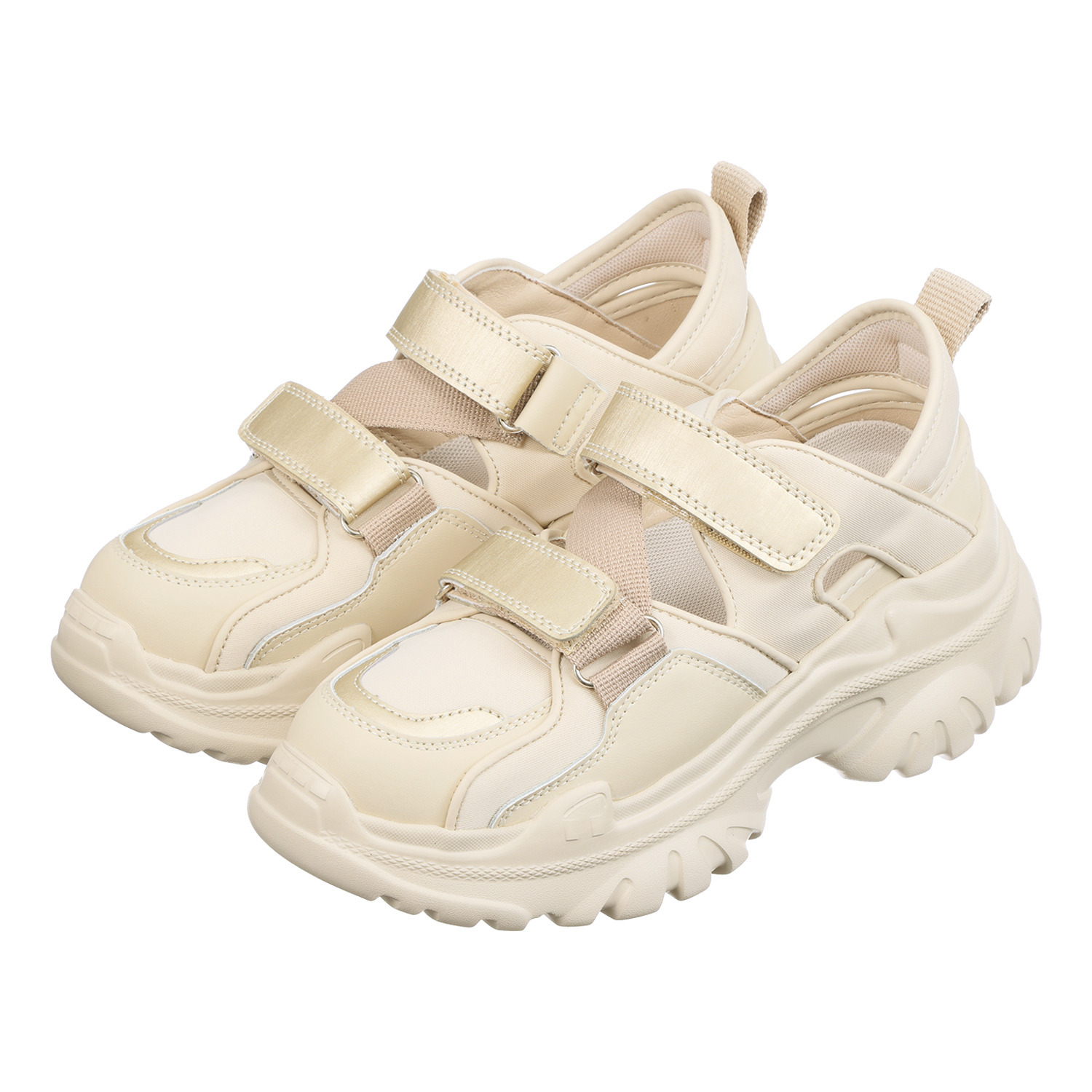 卑弥呼 ダブルベルト 厚底スニーカー