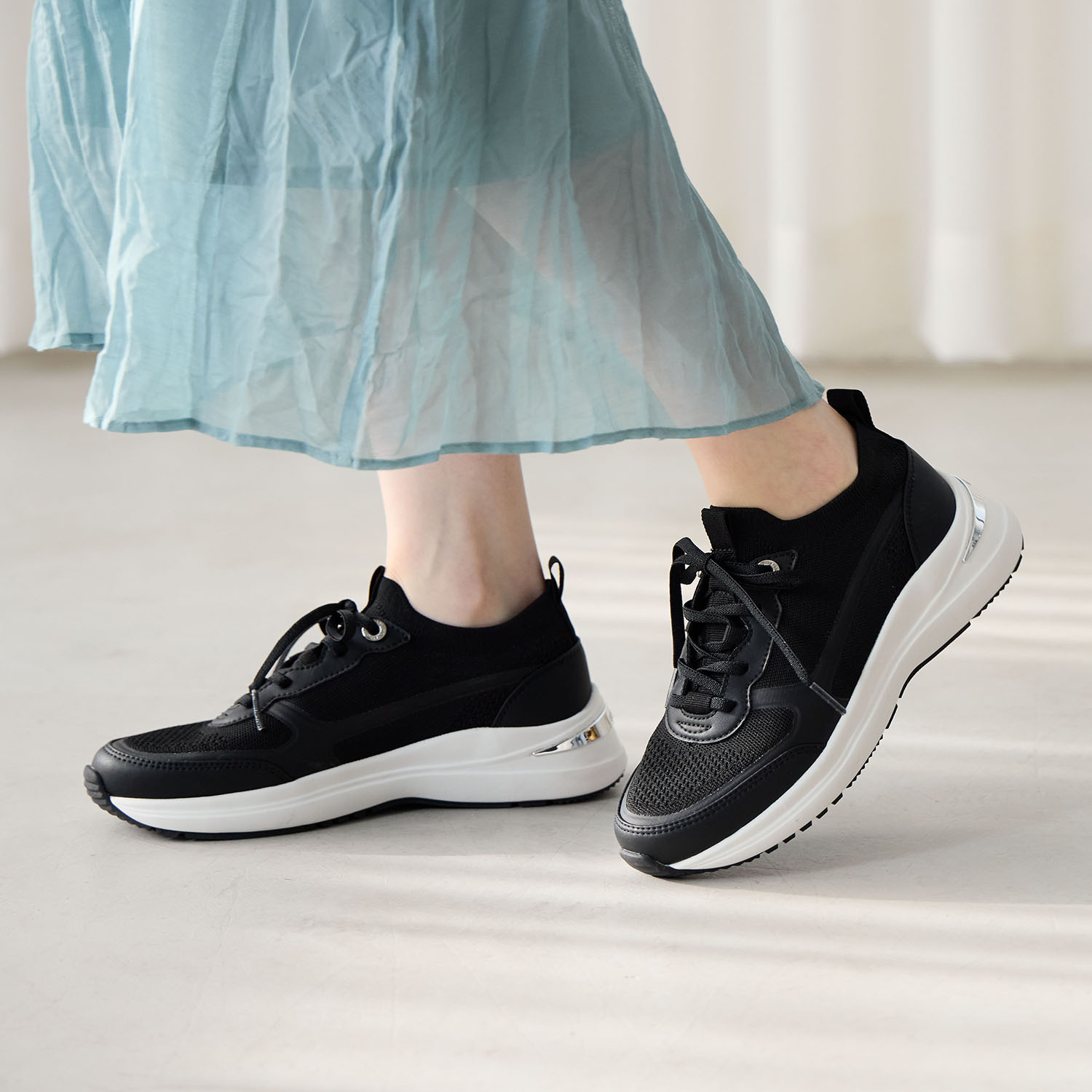 卑弥呼 ニットコンビ スニーカー