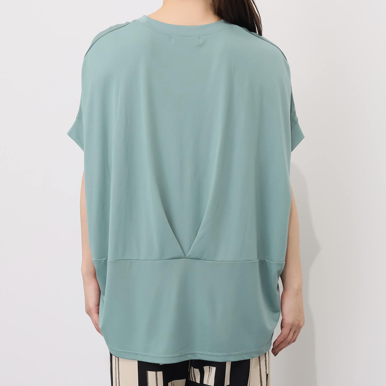 フーア 異素材ミックス カットソートップス