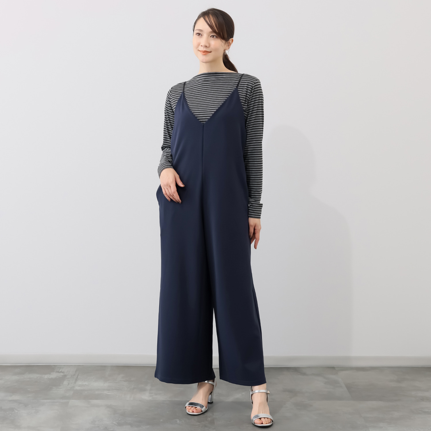 フーア キャミソール サロペットパンツ