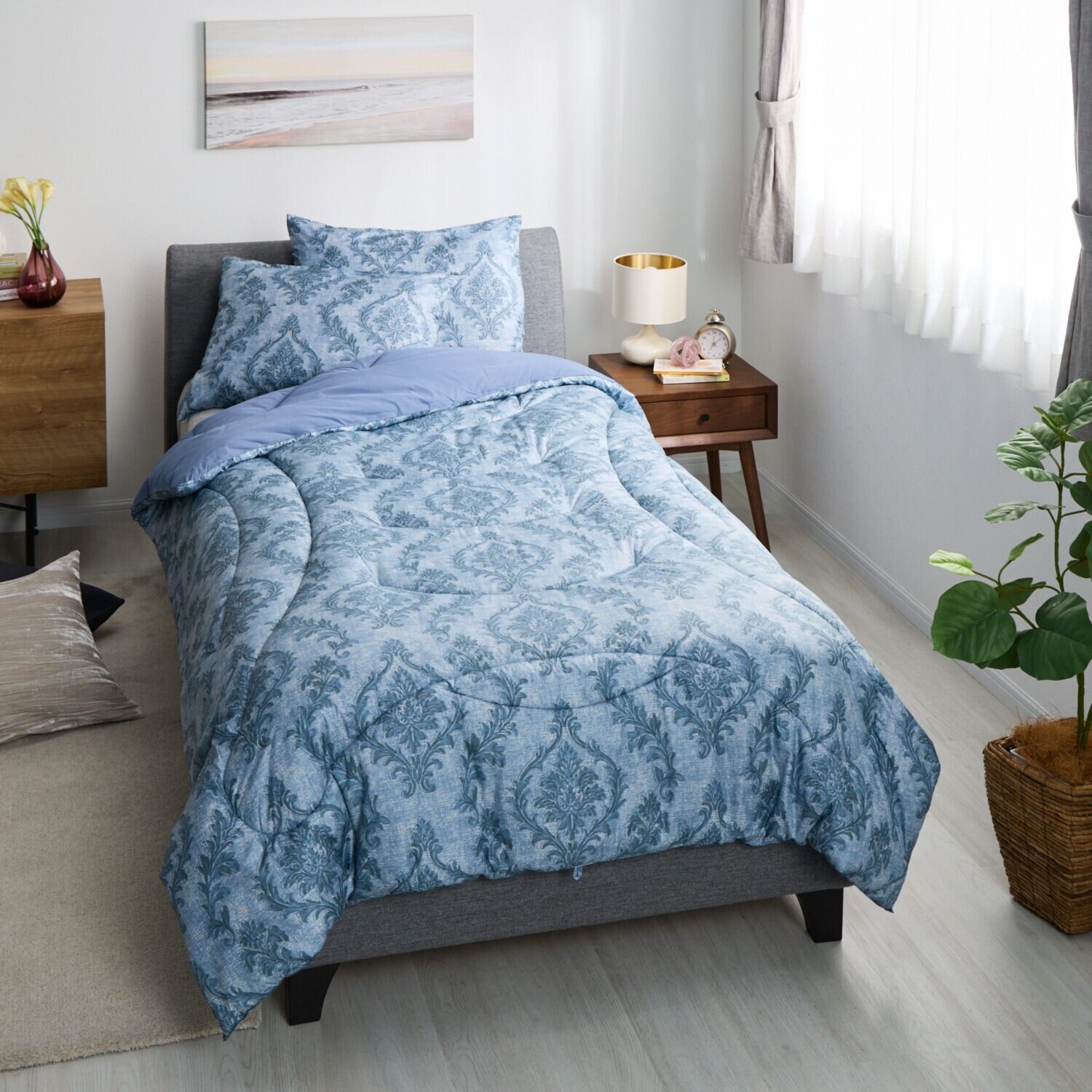 モリリン あったかふわもち♪ ほこりが出にくい カーボンホット 掛けふとん＜シングル＞