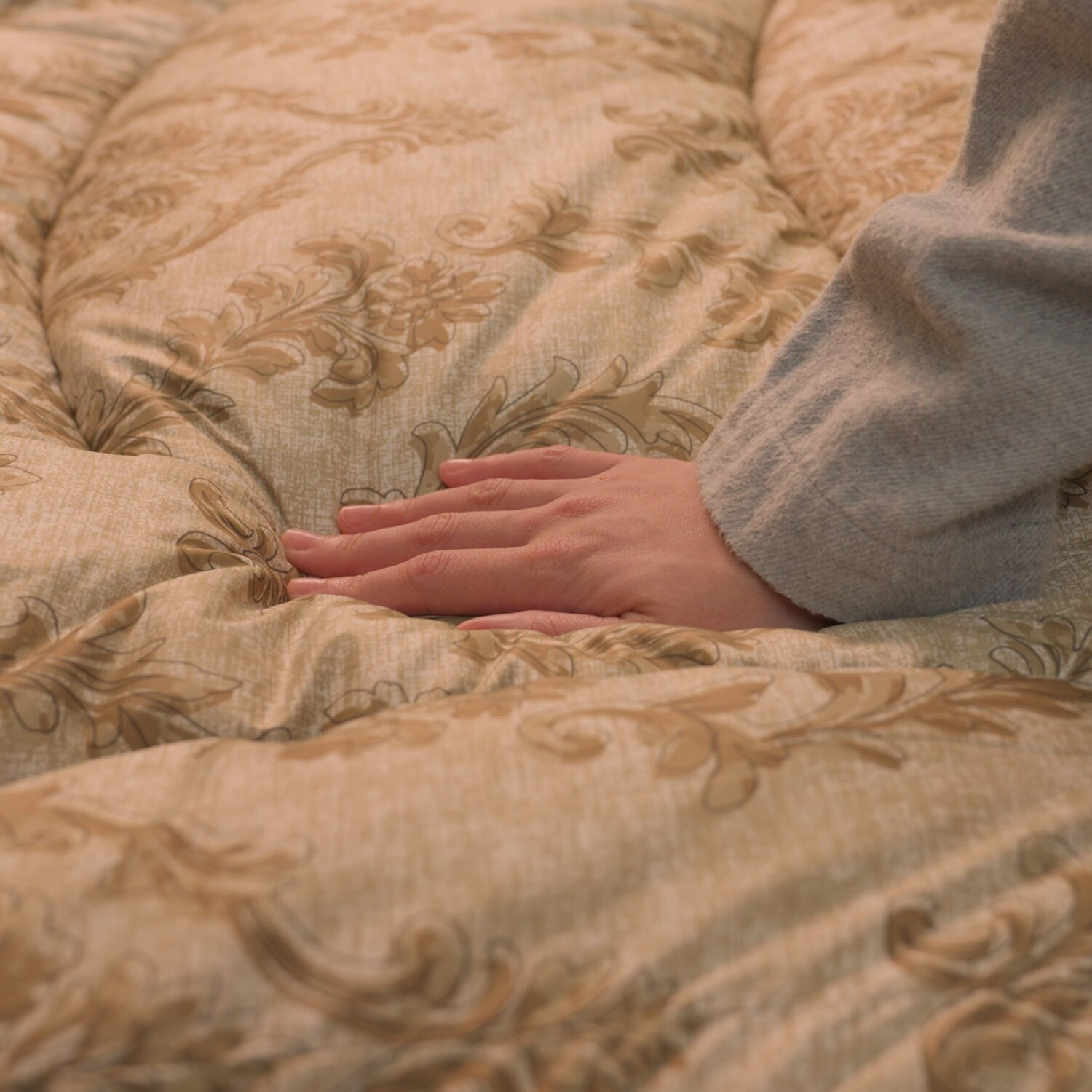 モリリン あったかふわもち♪ ほこりが出にくい カーボンホット 掛けふとん＜シングル＞