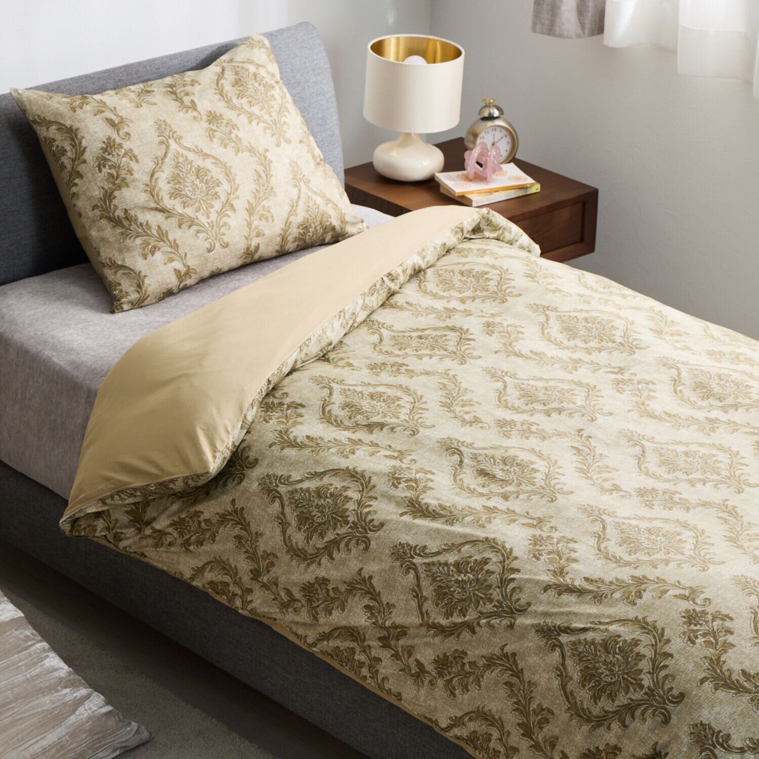 モリリン カーボンホット とことんこだわった 防ダニトロトロ生地 掛けふとんカバー ＜シングル＞