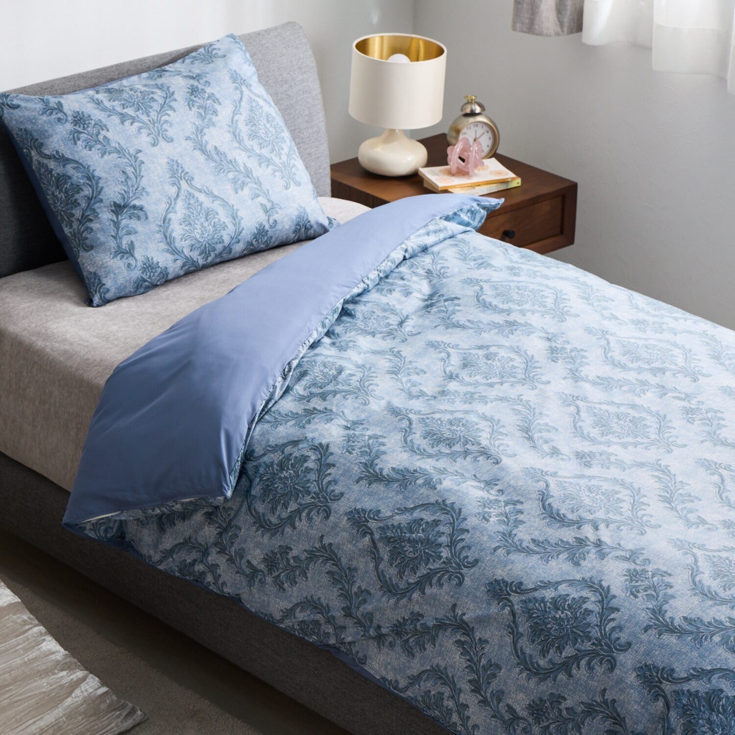 モリリン カーボンホット とことんこだわった 防ダニトロトロ生地 掛けふとんカバー ＜セミダブル＞