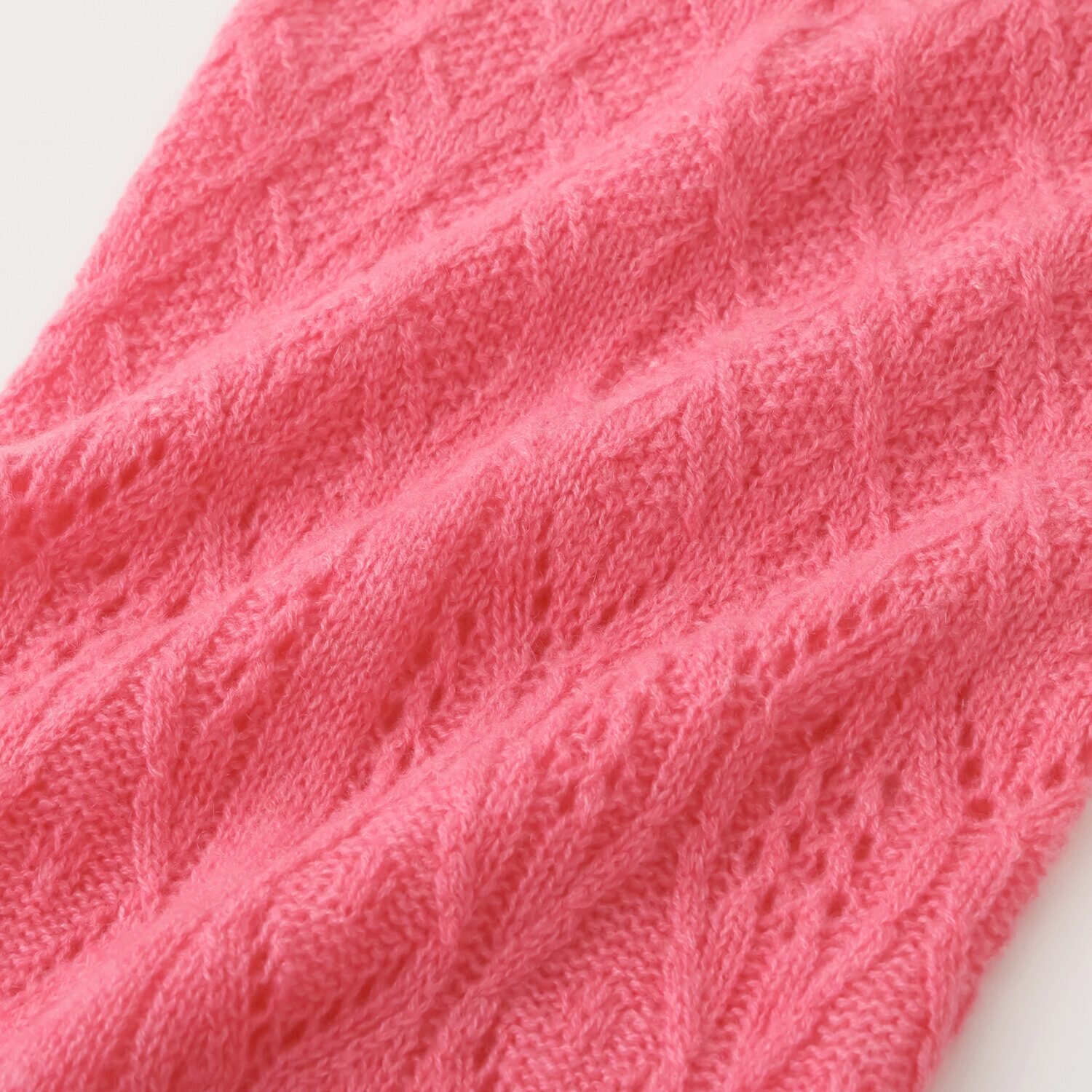 ルーエン　ローズ 日本製 内モンゴル産 カシミヤ１００％ マフラー付カーディガン