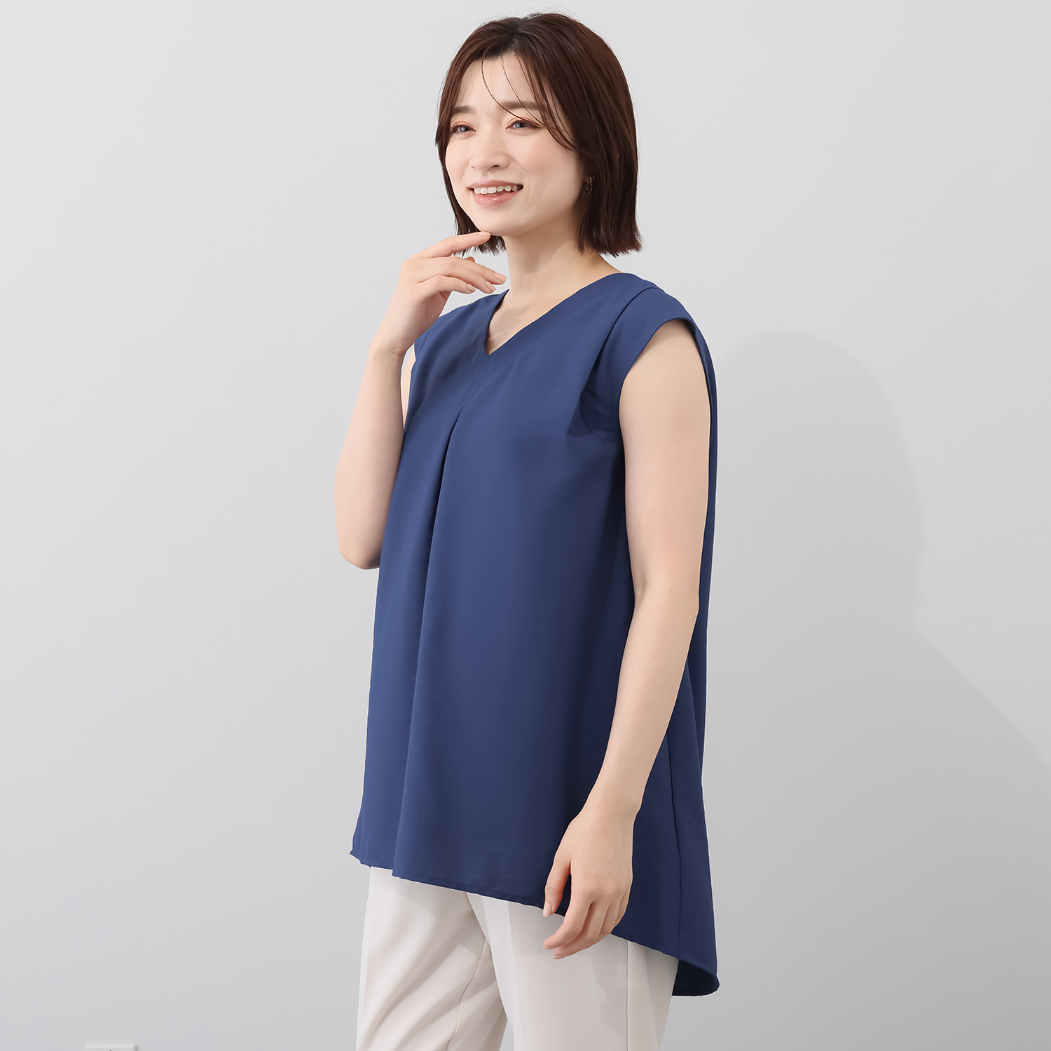 ルティア 接触冷感・ＵＶカット スリット入り クールチュニック