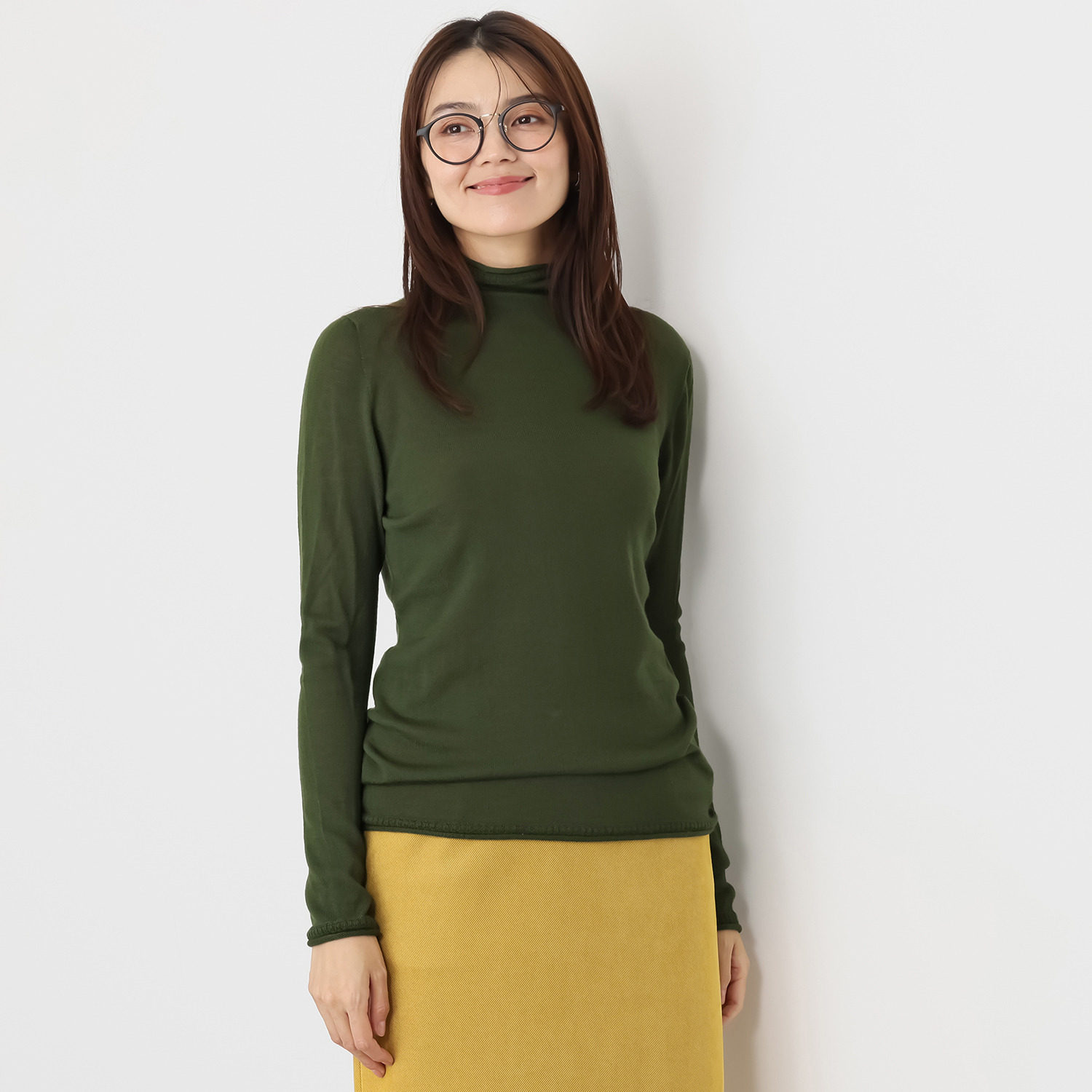 クード・ポー イタリア製　高級糸 “ミレニアム”ウール使用 プルオーバー＜無地＞