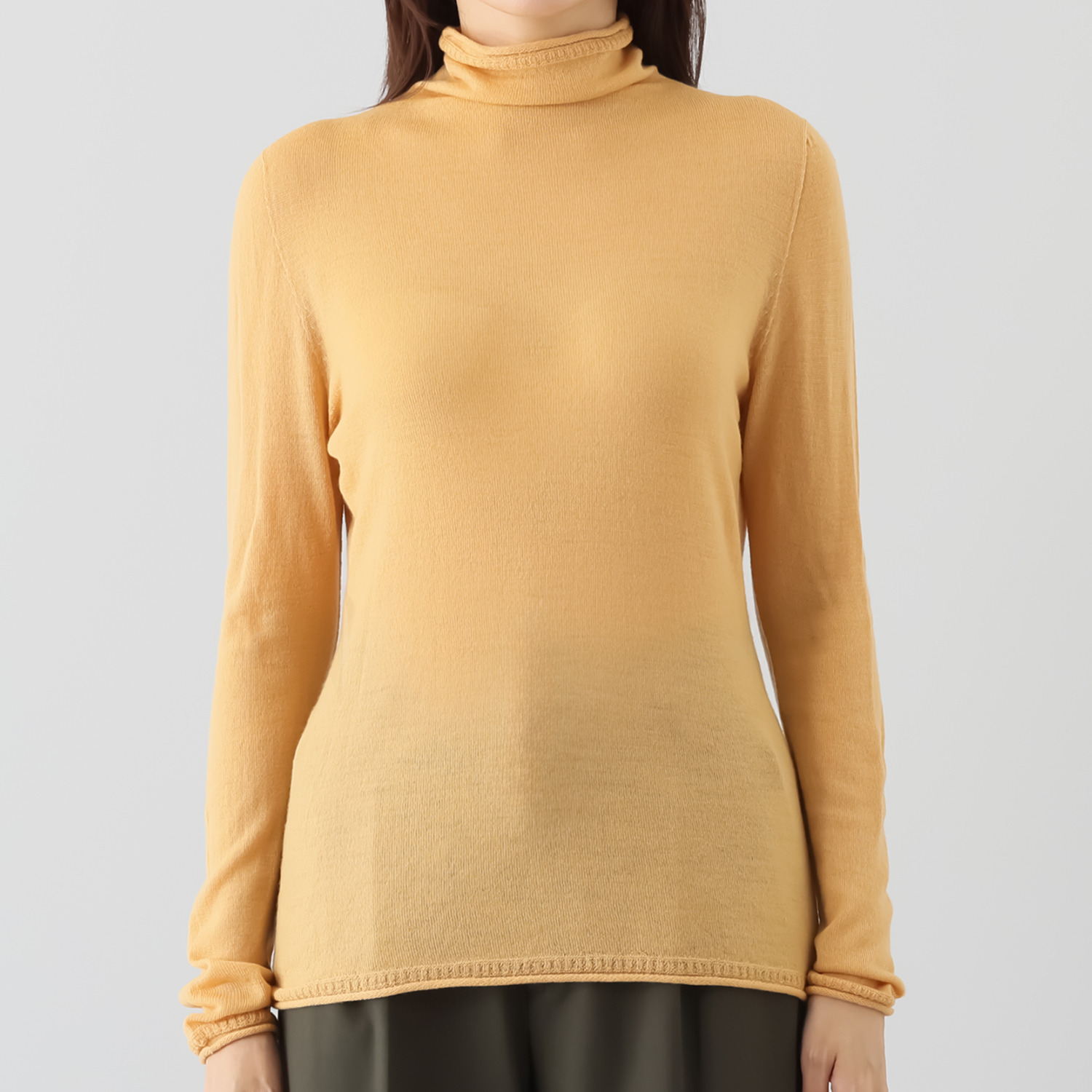 クード・ポー イタリア製　高級糸 “ミレニアム”ウール使用 プルオーバー＜無地＞