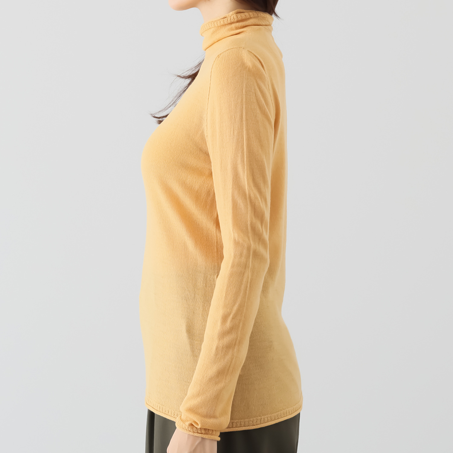 クード・ポー イタリア製　高級糸 “ミレニアム”ウール使用 プルオーバー＜無地＞