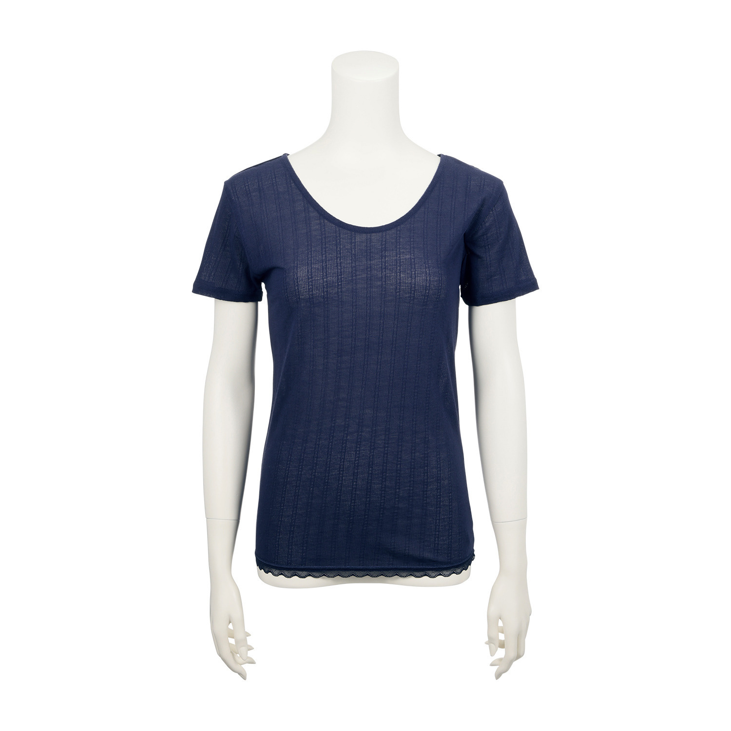 ジュエル 抗菌防臭・綿１００％ エアリーなメッシュ フレンチスリーブインナー ３枚セット